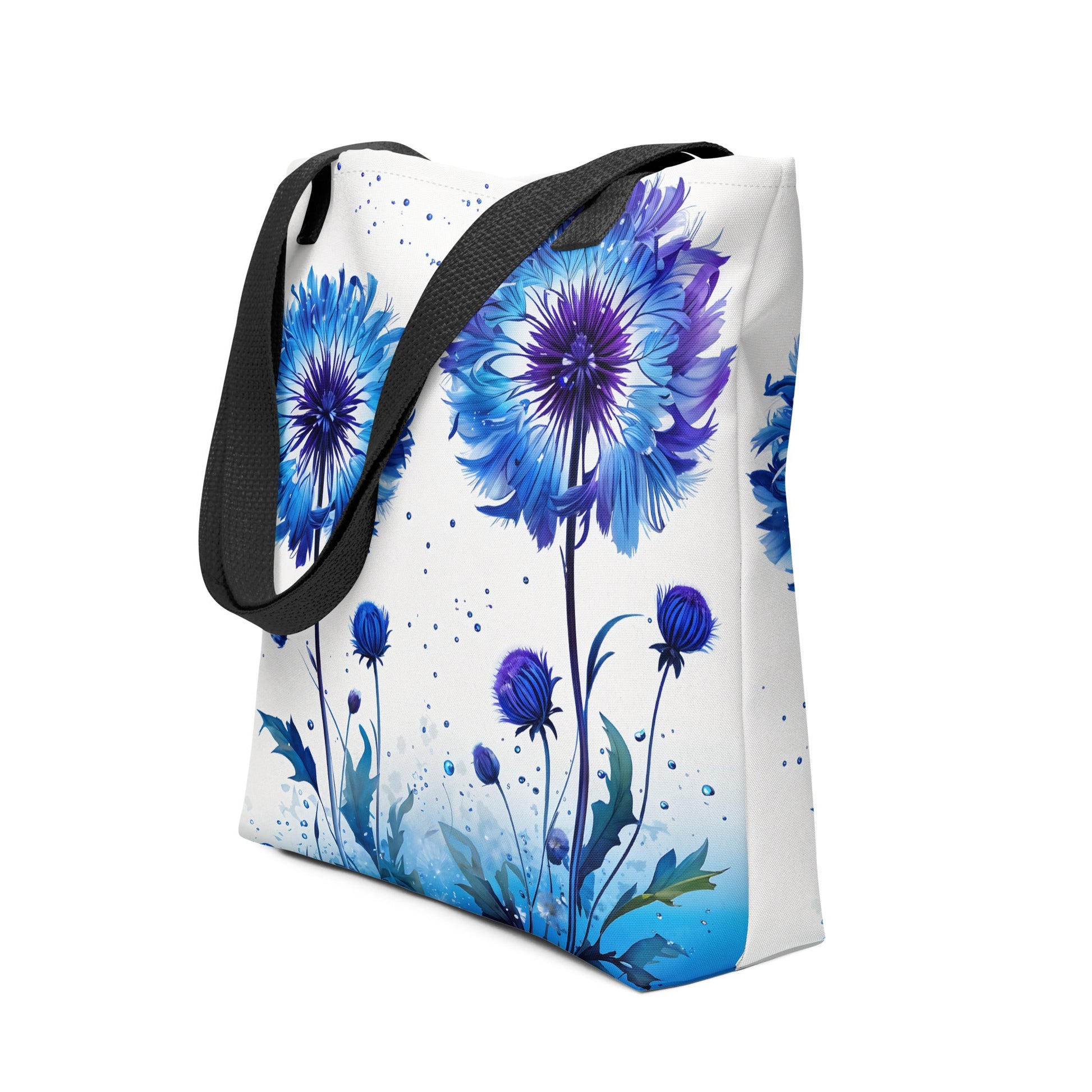 Purple and Blue Dandelion Tote Bag - Tote Bags - Discovery Co.