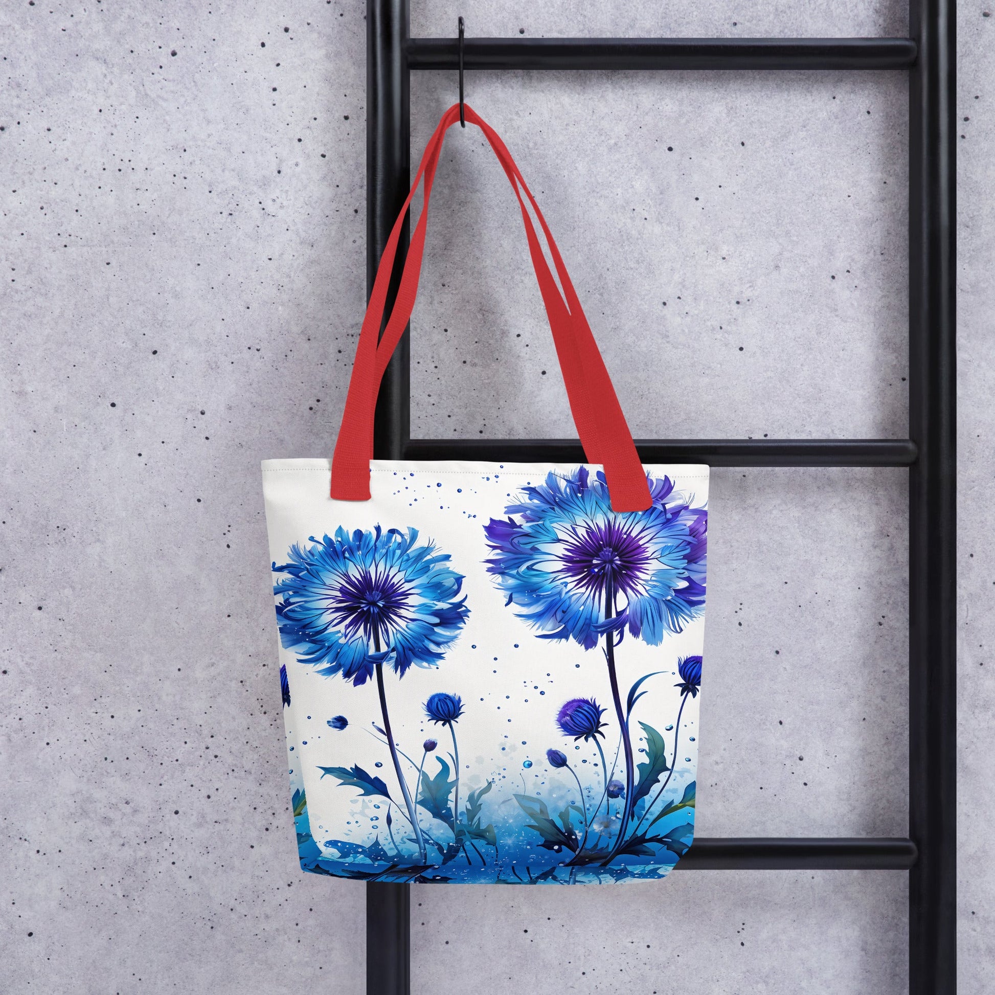 Purple and Blue Dandelion Tote Bag - Tote Bags - Discovery Co.