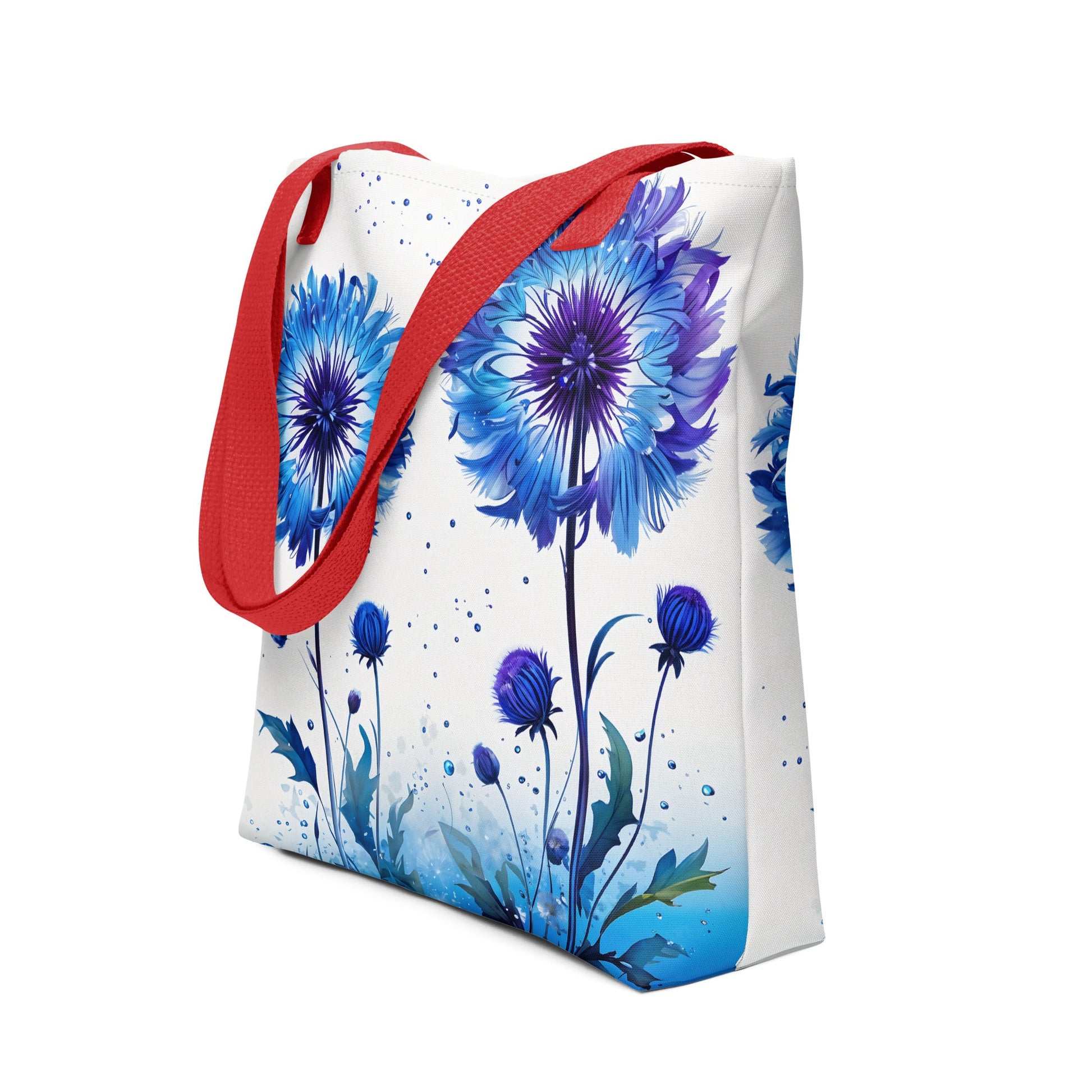 Purple and Blue Dandelion Tote Bag - Tote Bags - Discovery Co.