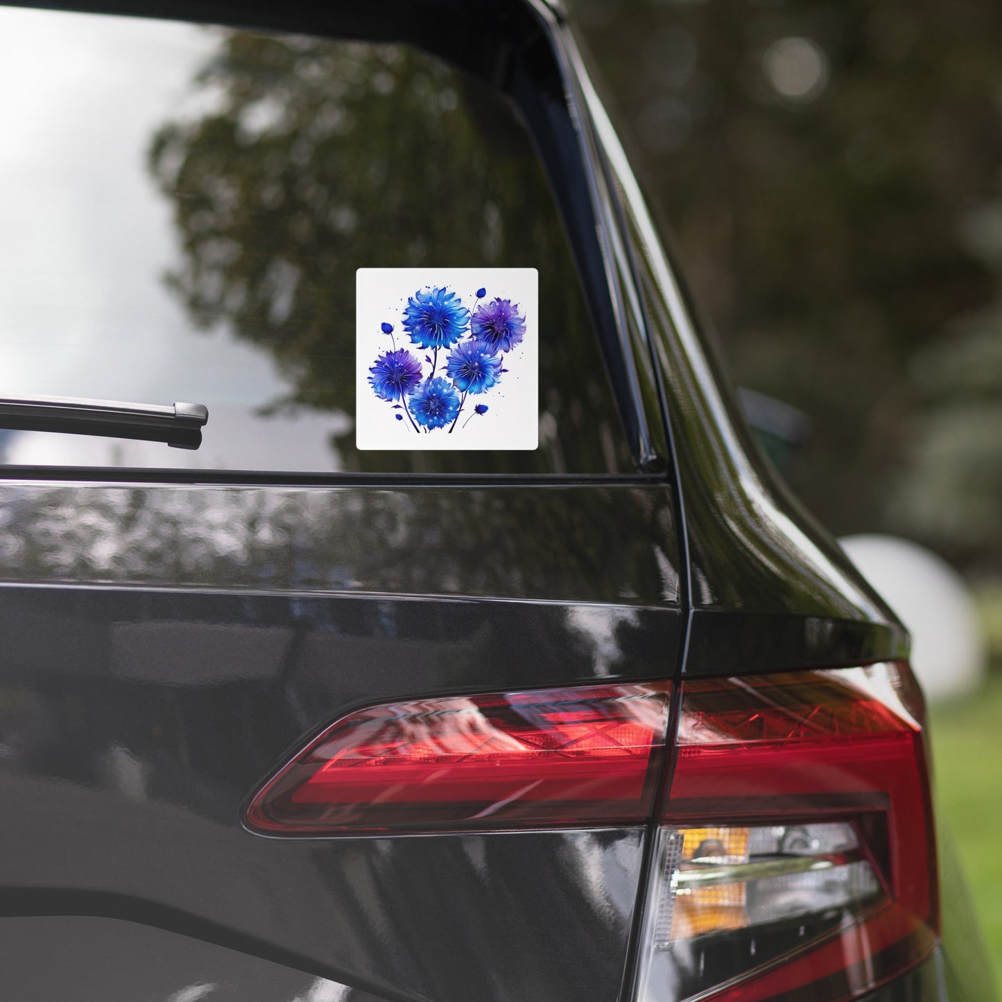 Purple and Blue Flowers Bubble - free Stickers - Stickers - Discovery Co.