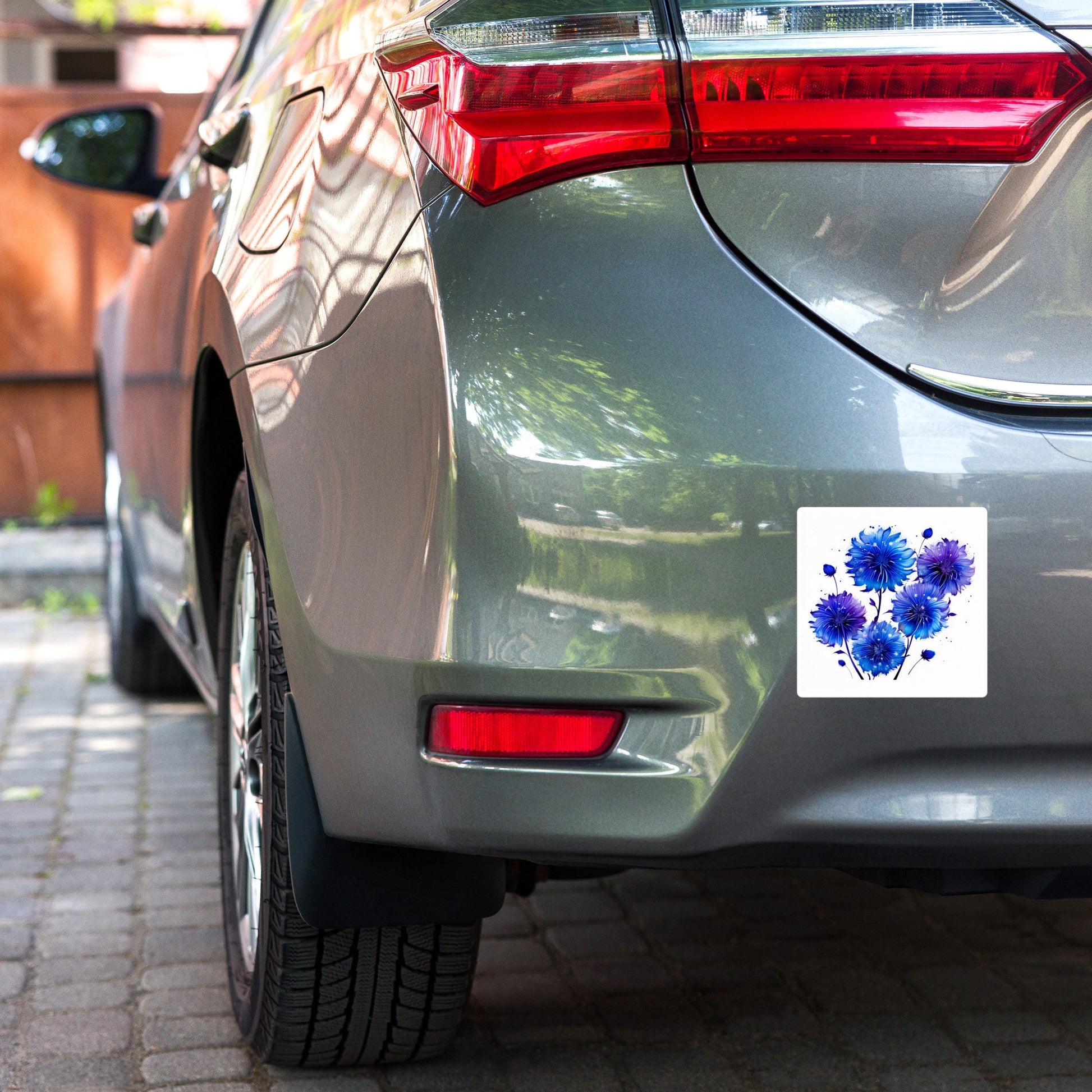 Purple and Blue Flowers Bubble - free Stickers - Stickers - Discovery Co.