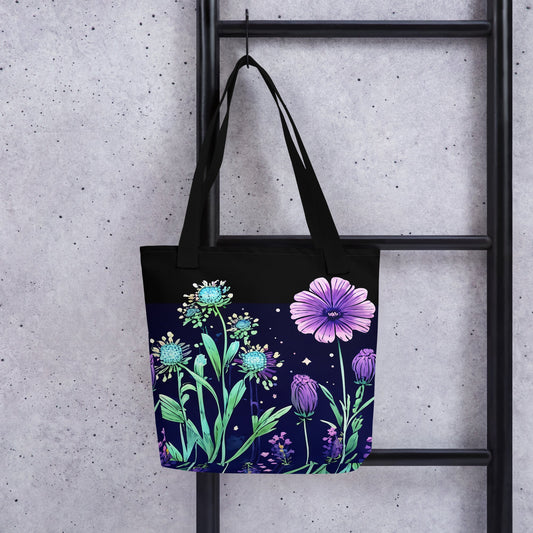 Purple and Green II Tote Bag - Tote Bags - Discovery Co.