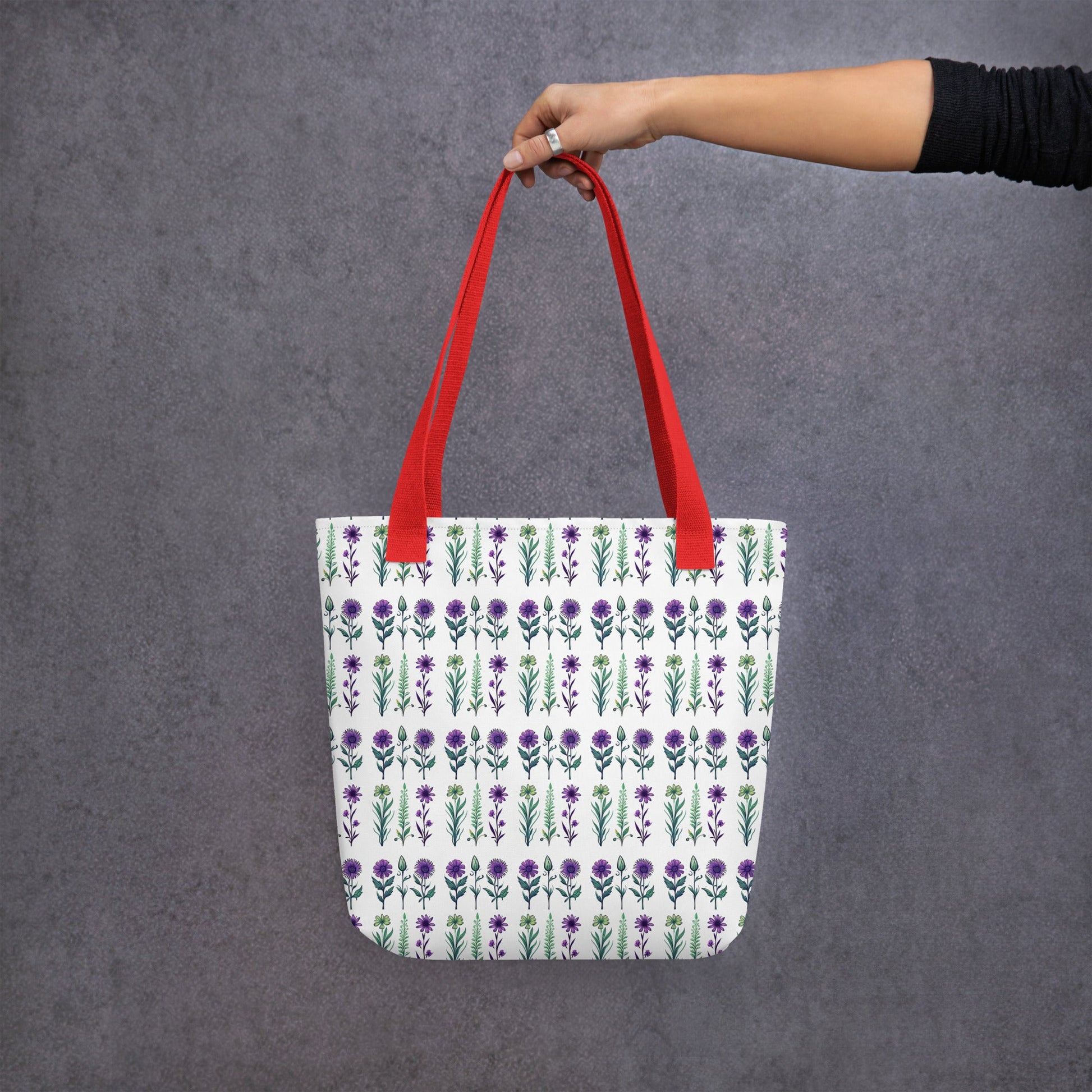 Purple and Green Tote Bag - Tote Bags - Discovery Co.