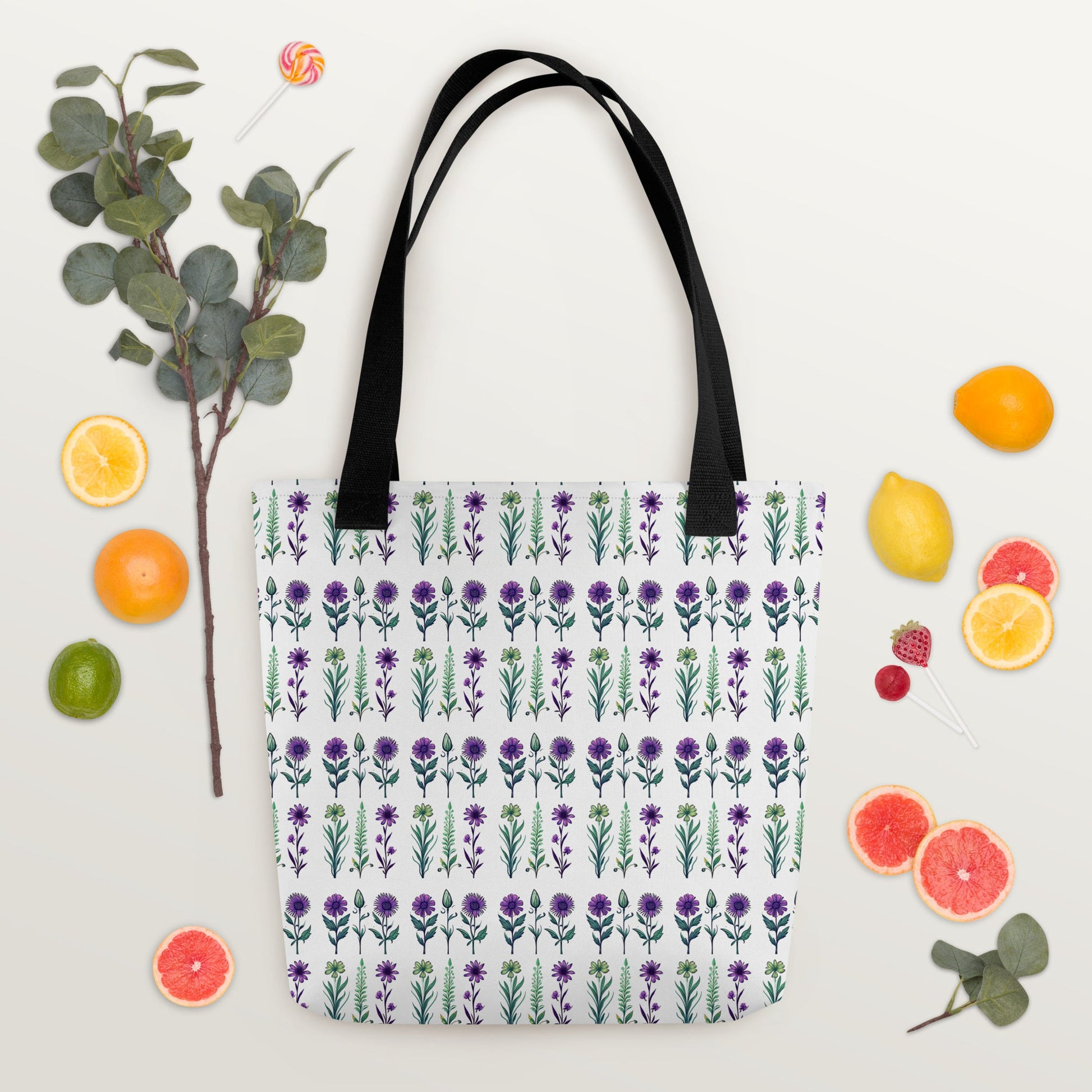 Purple and Green Tote Bag - Tote Bags - Discovery Co.