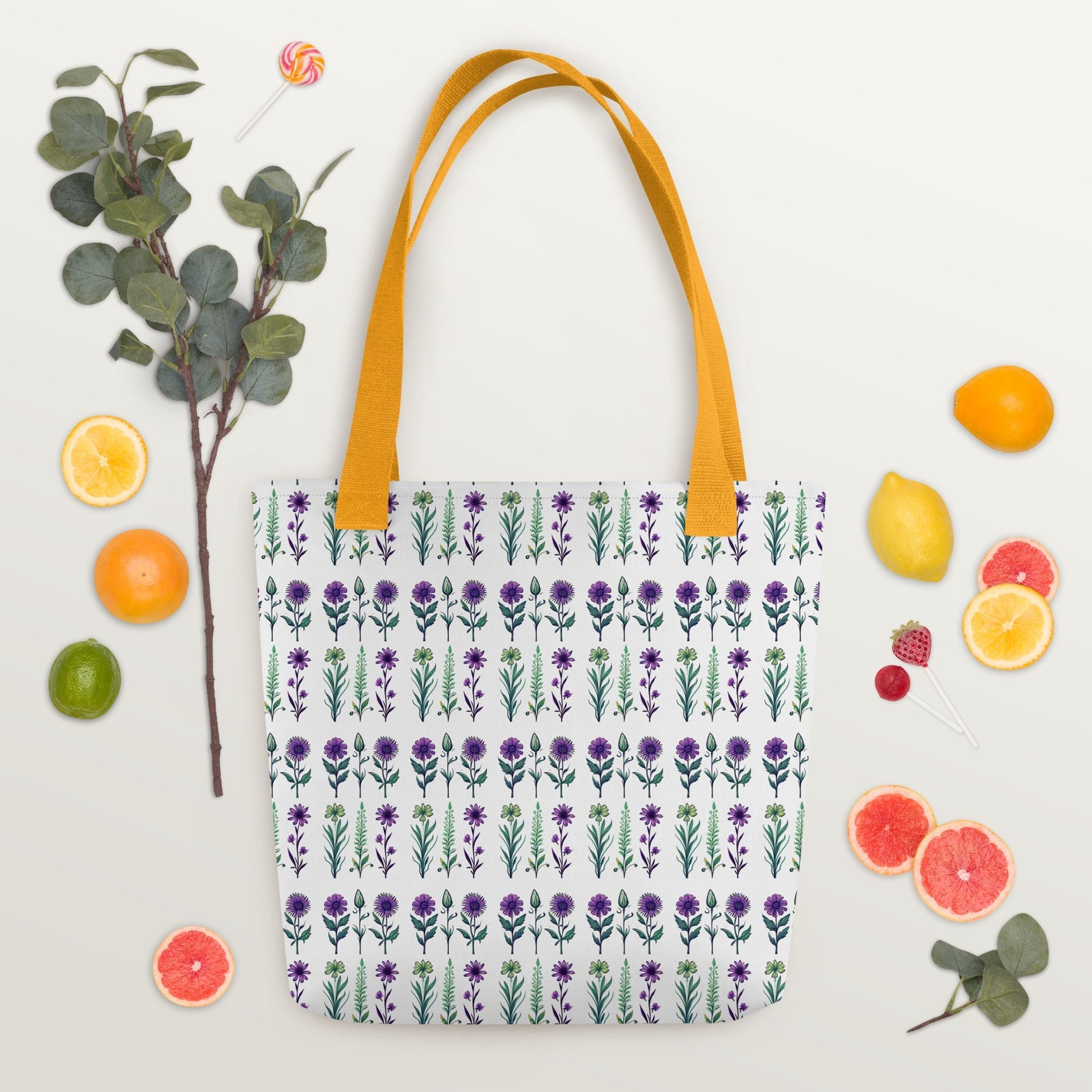 Purple and Green Tote Bag - Tote Bags - Discovery Co.