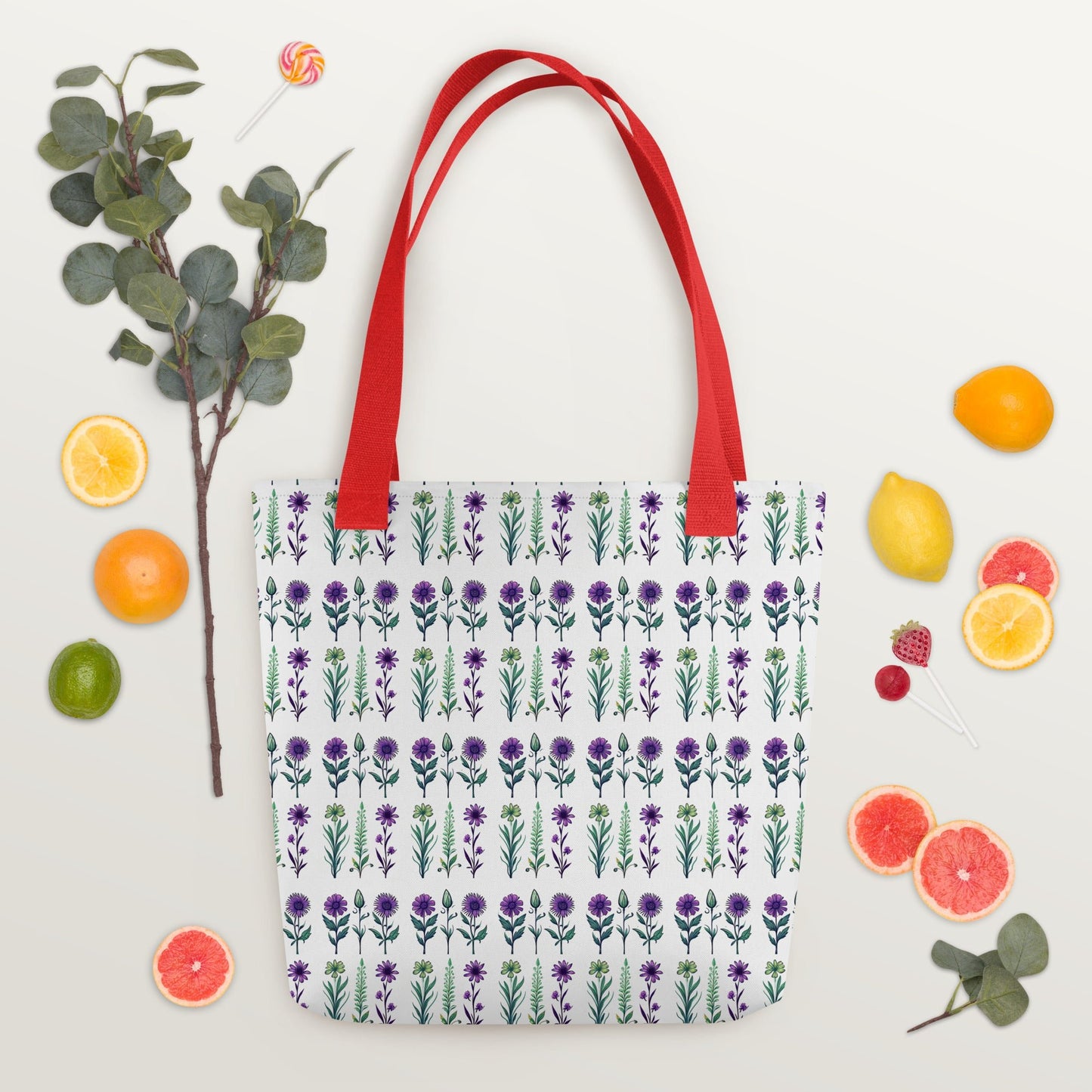 Purple and Green Tote Bag - Tote Bags - Discovery Co.