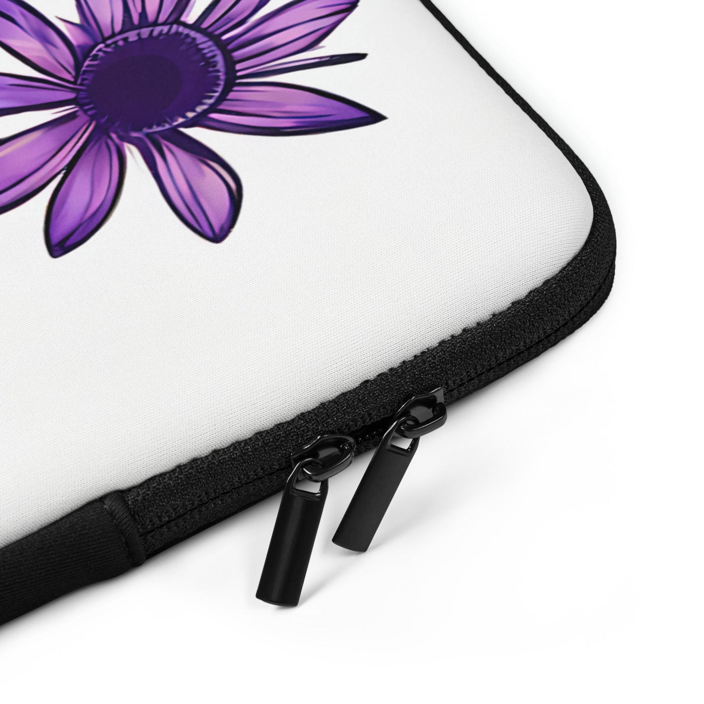 Purple and Green Wildflowers II Laptop Sleeve - Laptop Cases - Discovery Co.