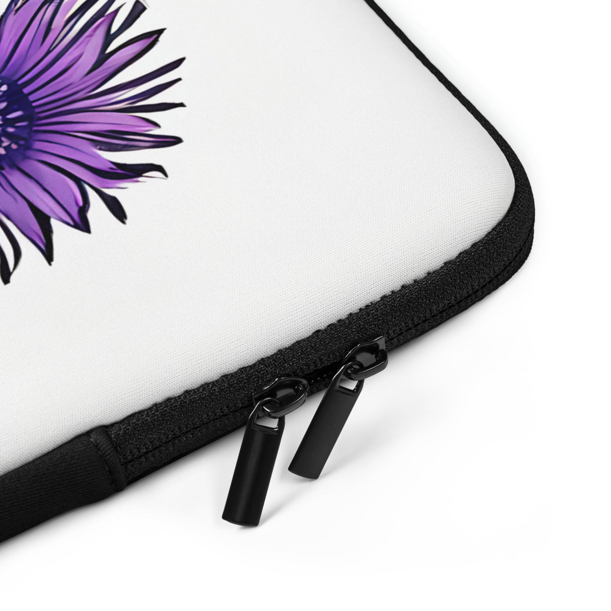 Purple and Green Wildflowers Laptop Sleeve - Laptop Cases - Discovery Co.