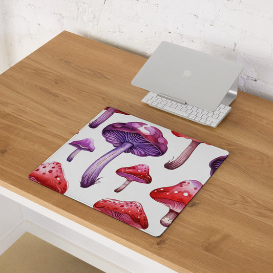 Purple and Red Mushroom Gaming Mouse Pad - Mouse Pads - Discovery Co.