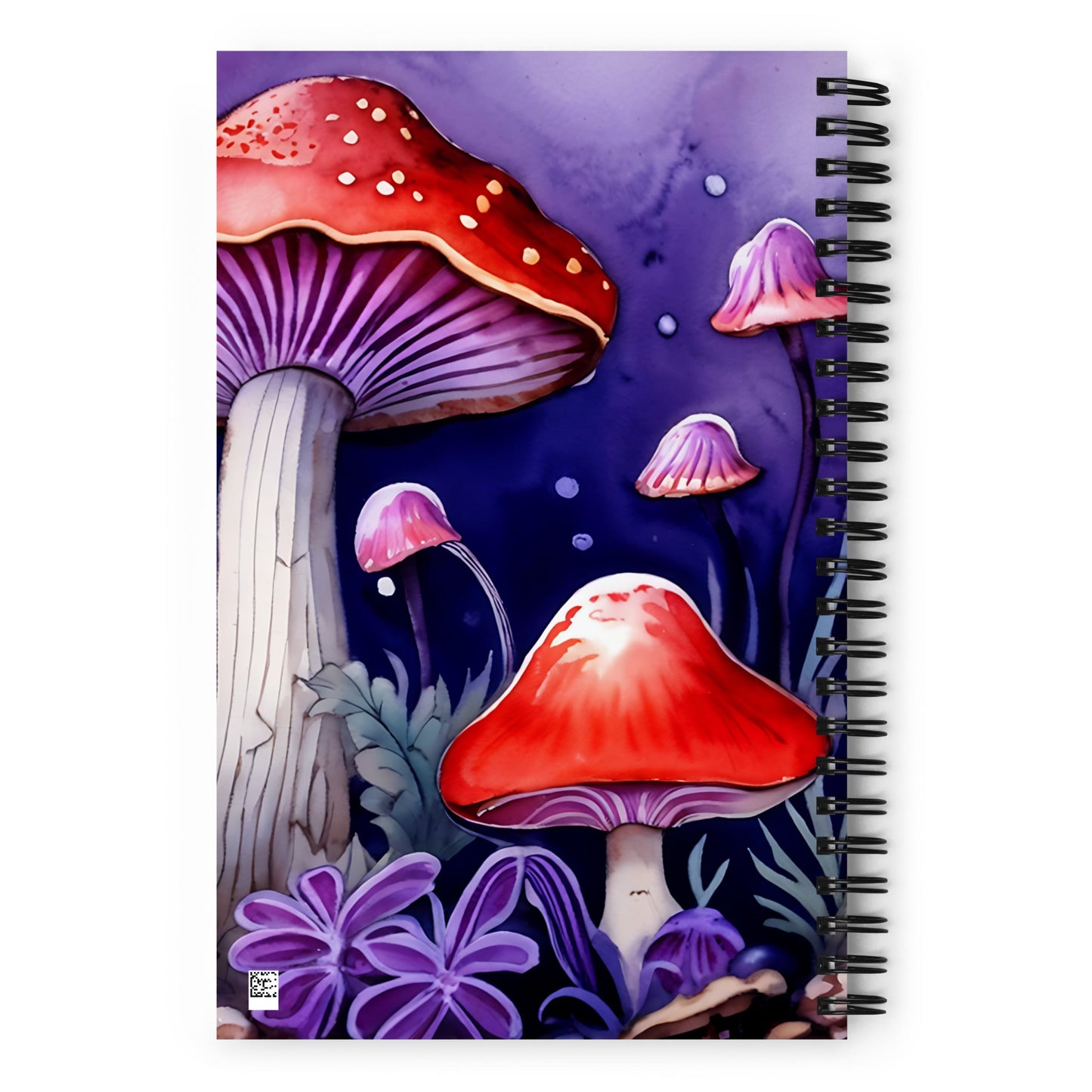 Purple and Red Mushrooms 2 Spiral Notebook - Spiral Notebooks - Discovery Co.