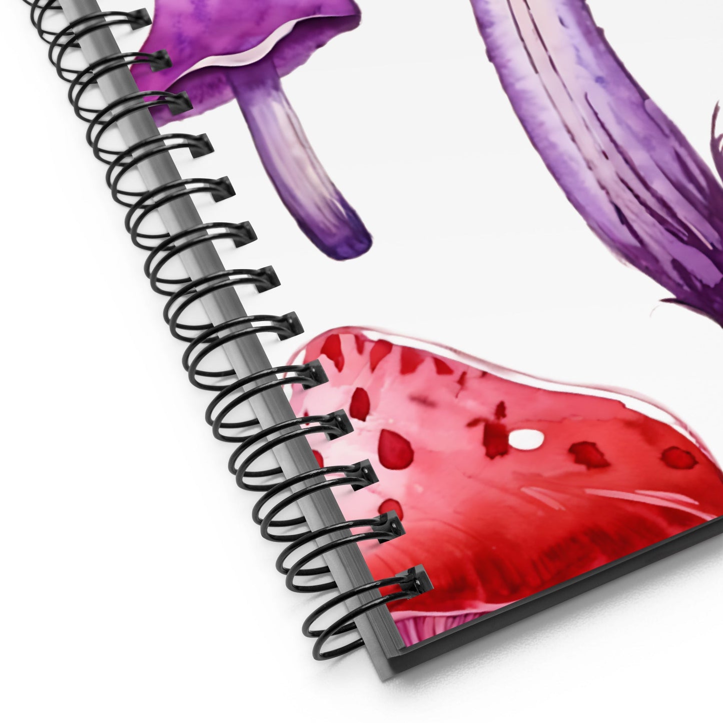 Purple and Red Mushrooms 3 Spiral Notebook - Spiral Notebooks - Discovery Co.