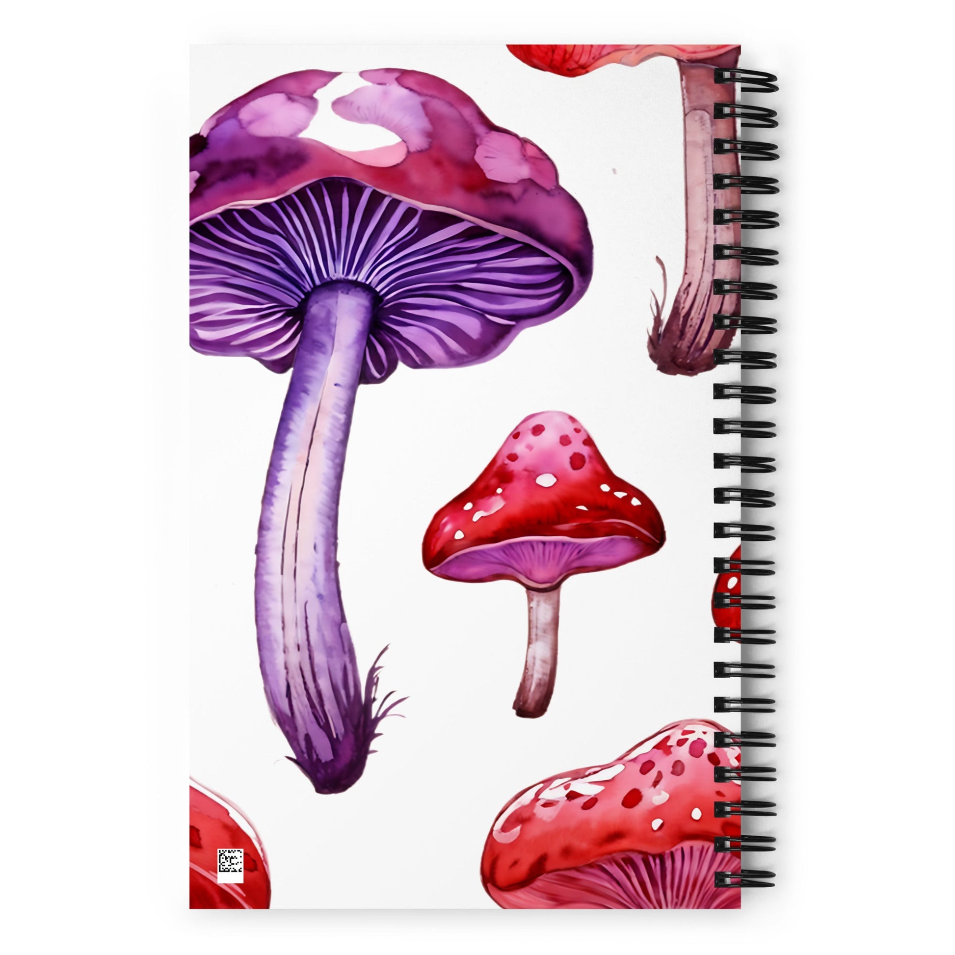 Purple and Red Mushrooms 3 Spiral Notebook - Spiral Notebooks - Discovery Co.