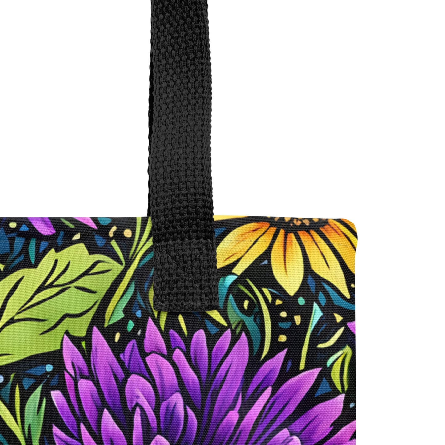 Purple and Yellow Wildflowers Tote Bag - Tote Bags - Discovery Co.