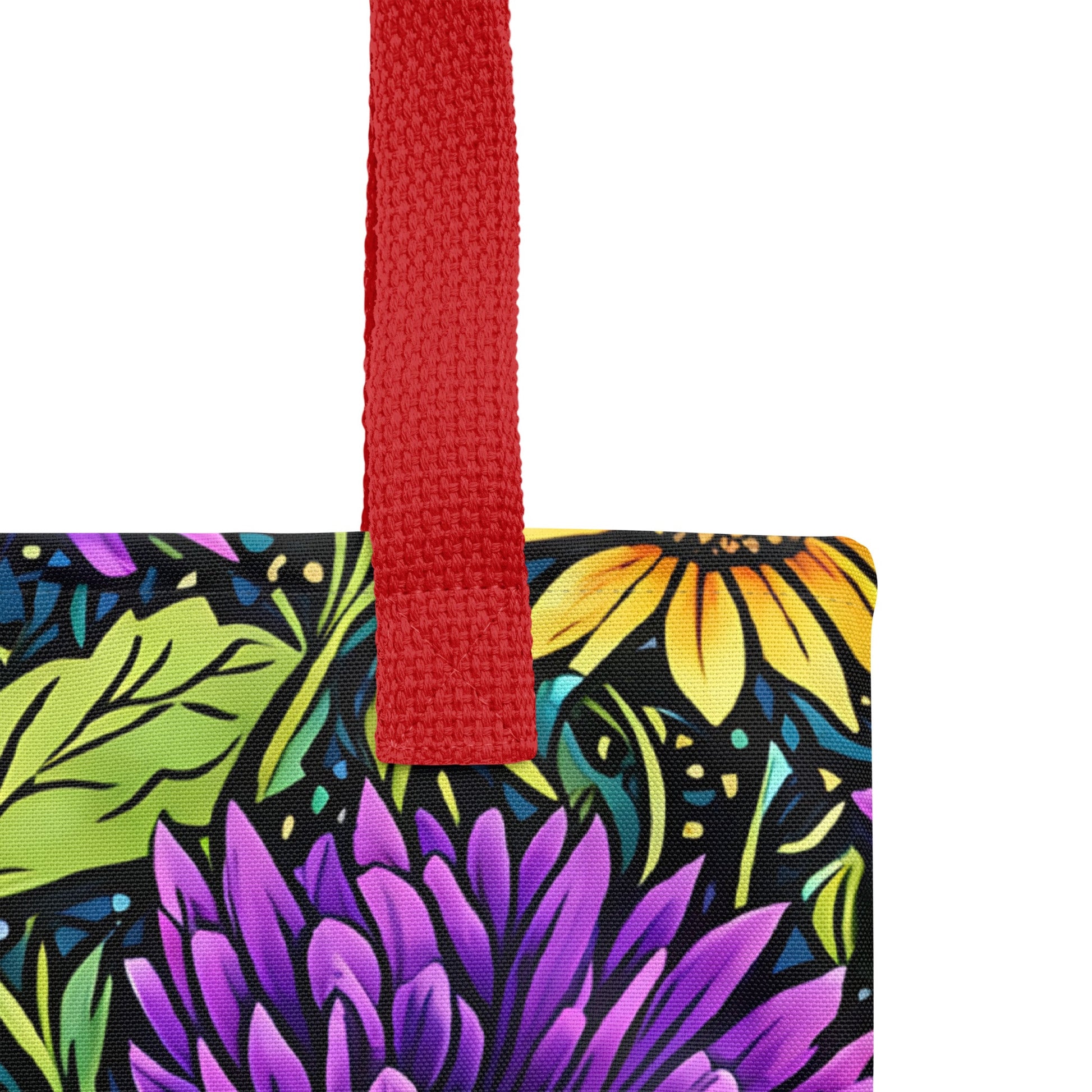 Purple and Yellow Wildflowers Tote Bag - Tote Bags - Discovery Co.