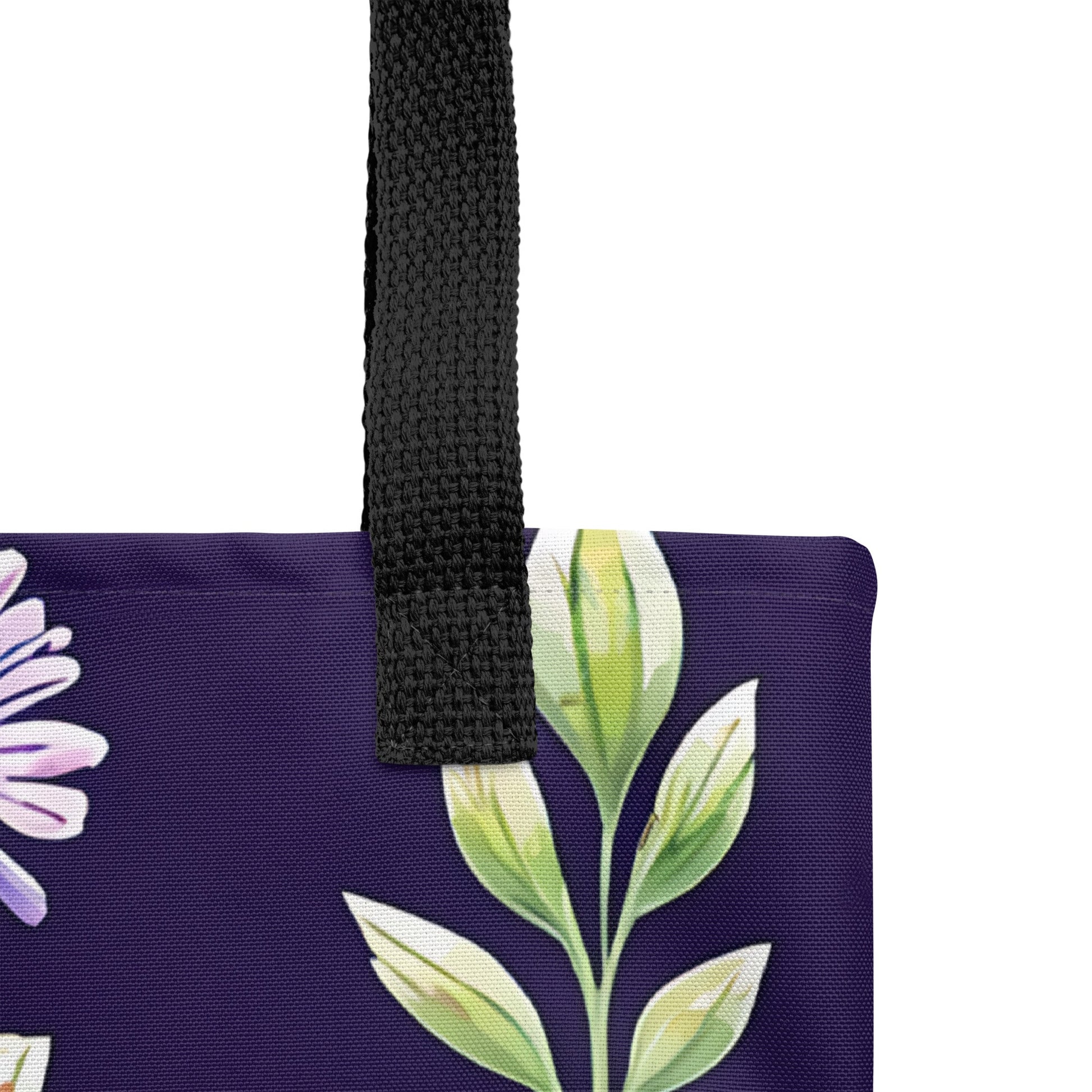 Purple Flowers Tote Bag - Tote Bags - Discovery Co.