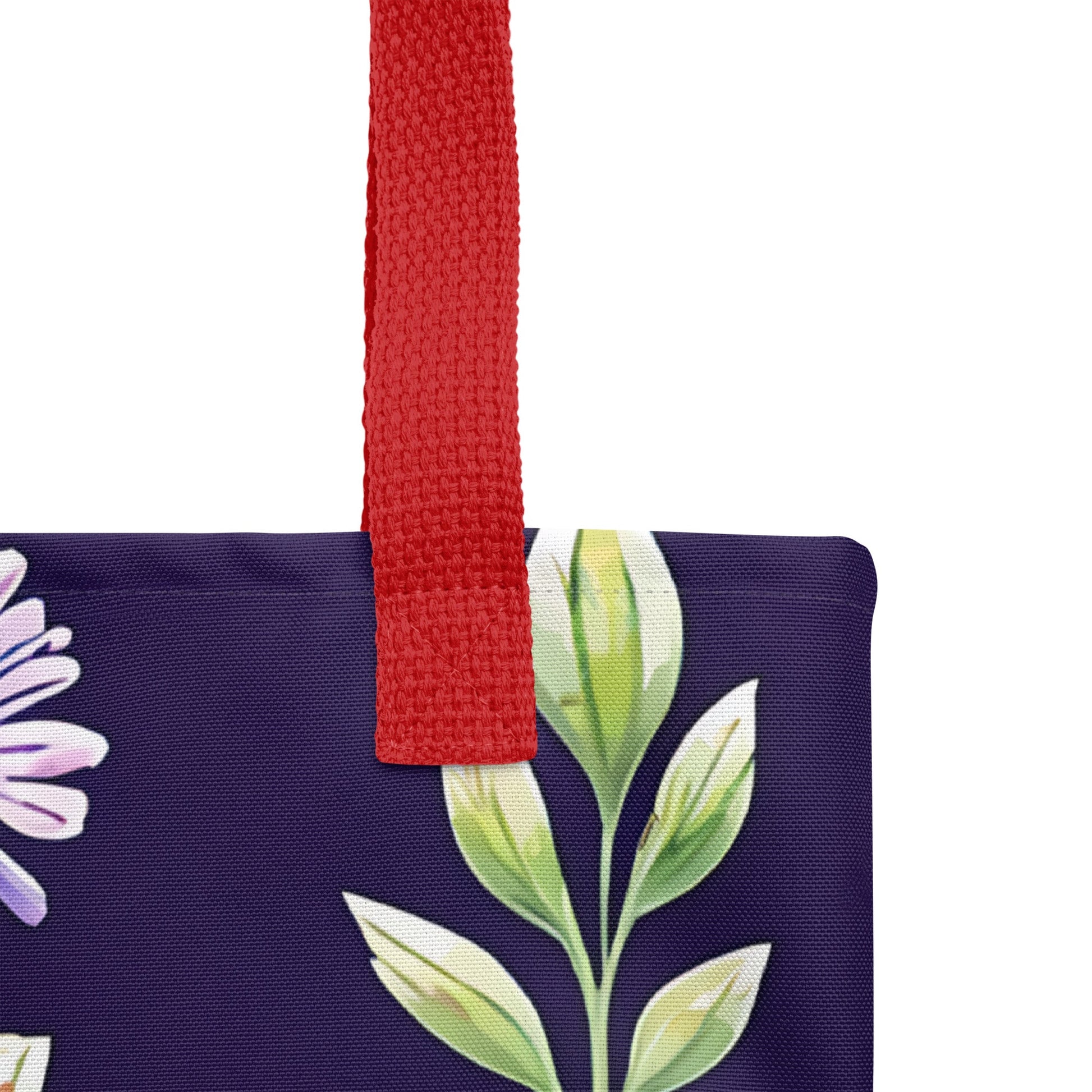 Purple Flowers Tote Bag - Tote Bags - Discovery Co.