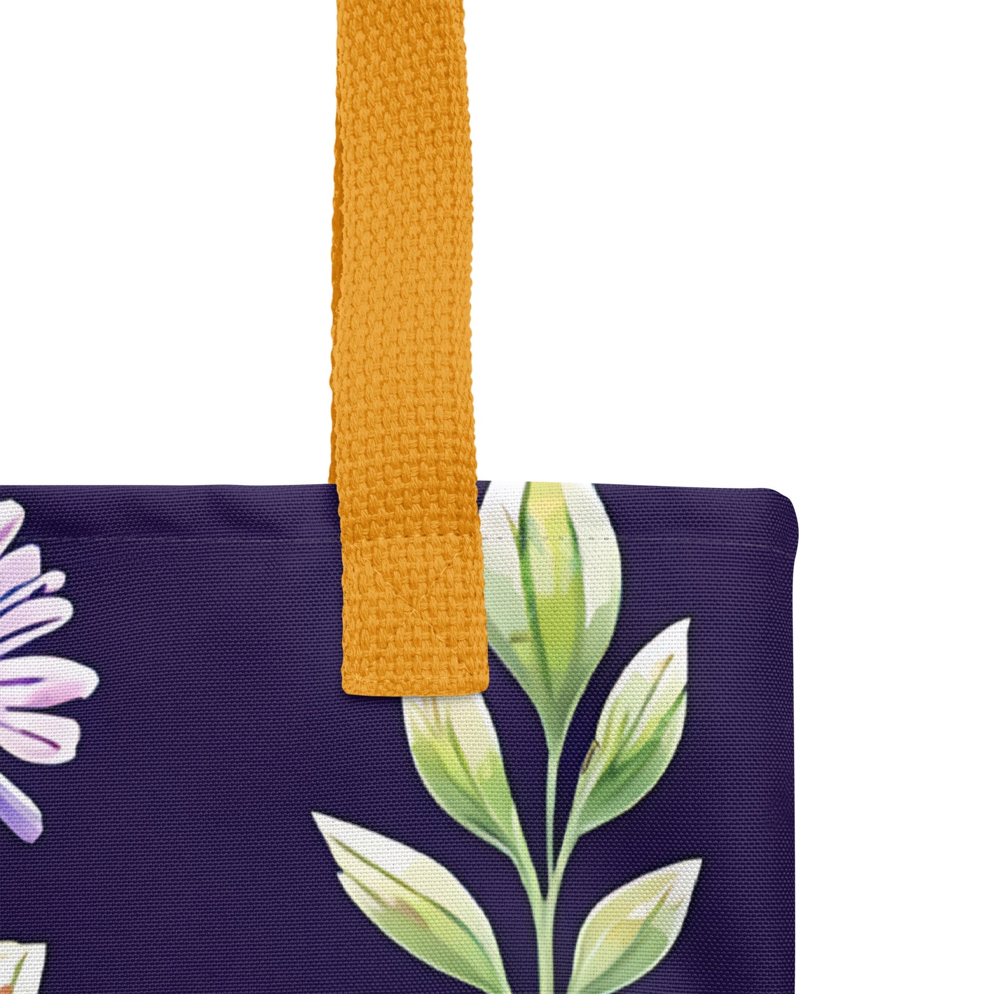 Purple Flowers Tote Bag - Tote Bags - Discovery Co.