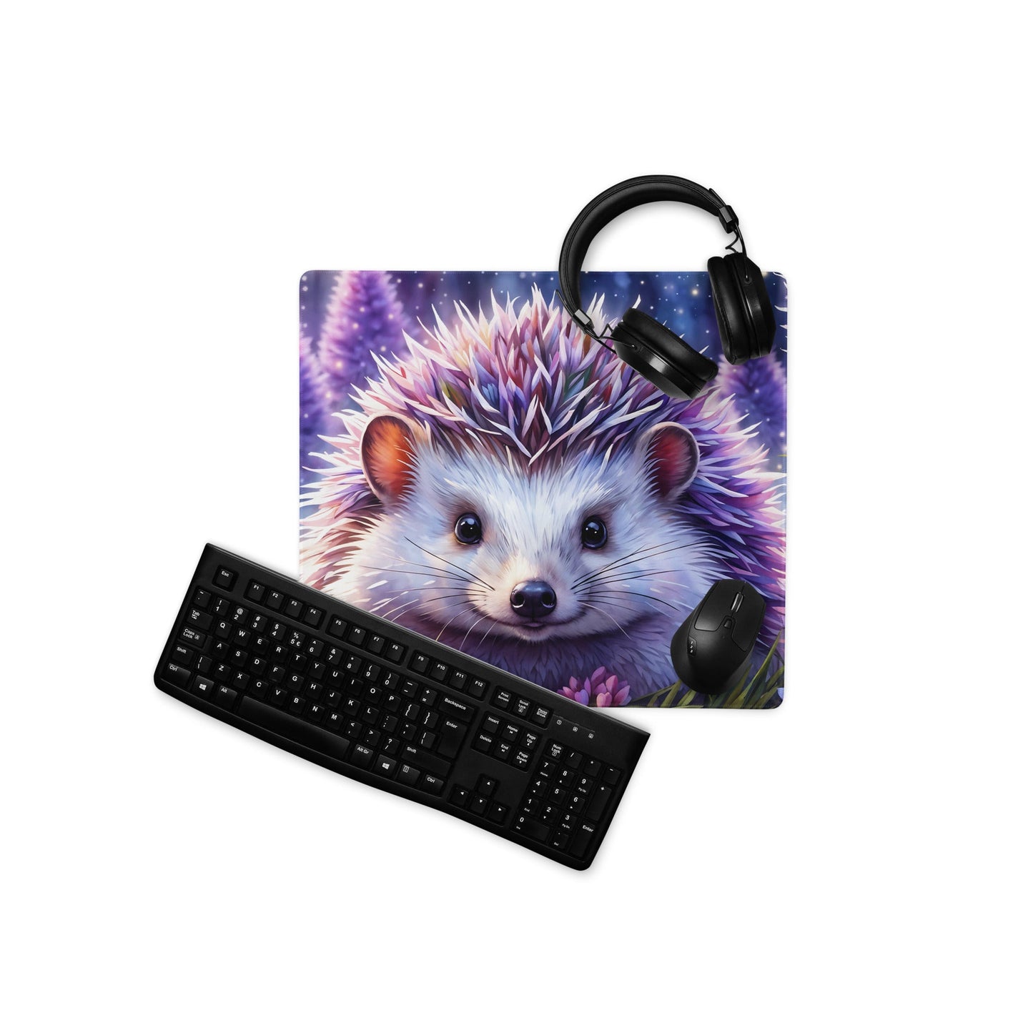 Purple Hedgehog Gaming Mouse Pad - Mouse Pads - Discovery Co.