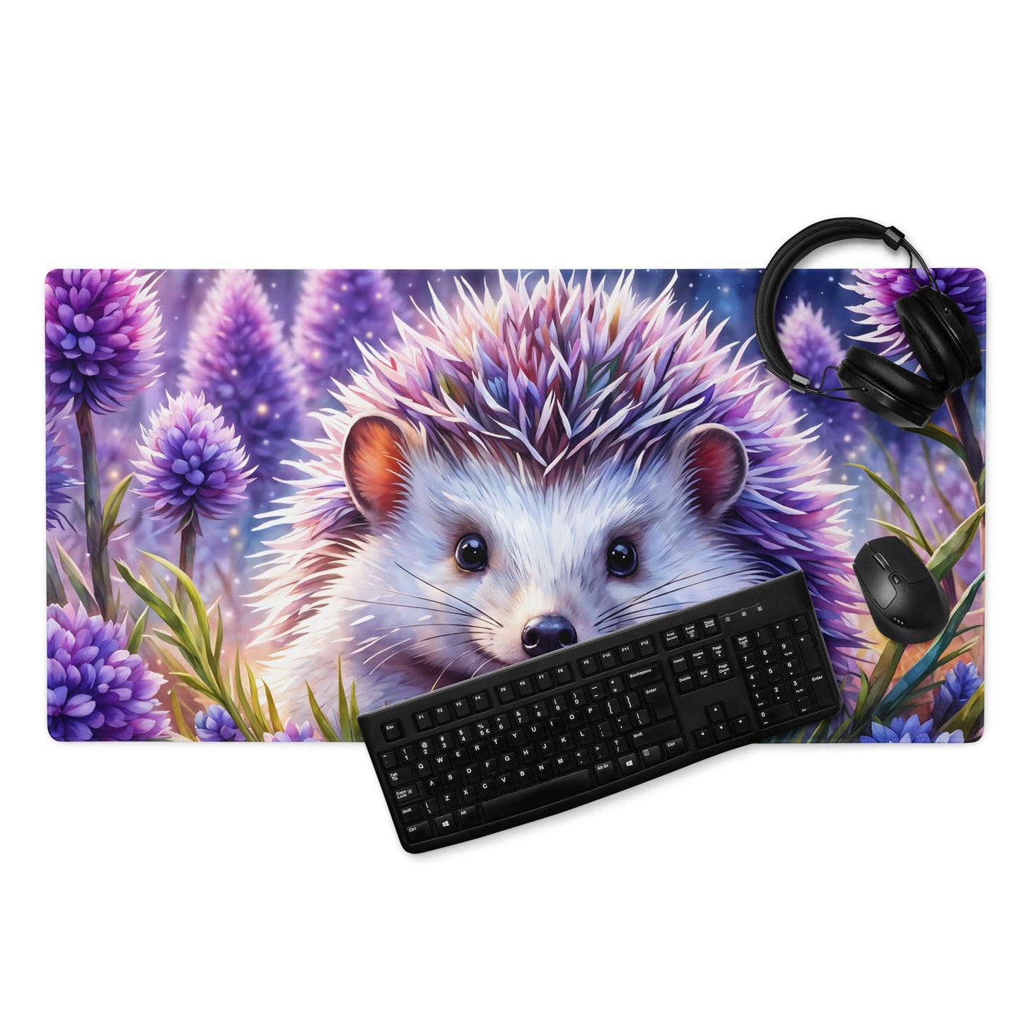 Purple Hedgehog Gaming Mouse Pad - Mouse Pads - Discovery Co.