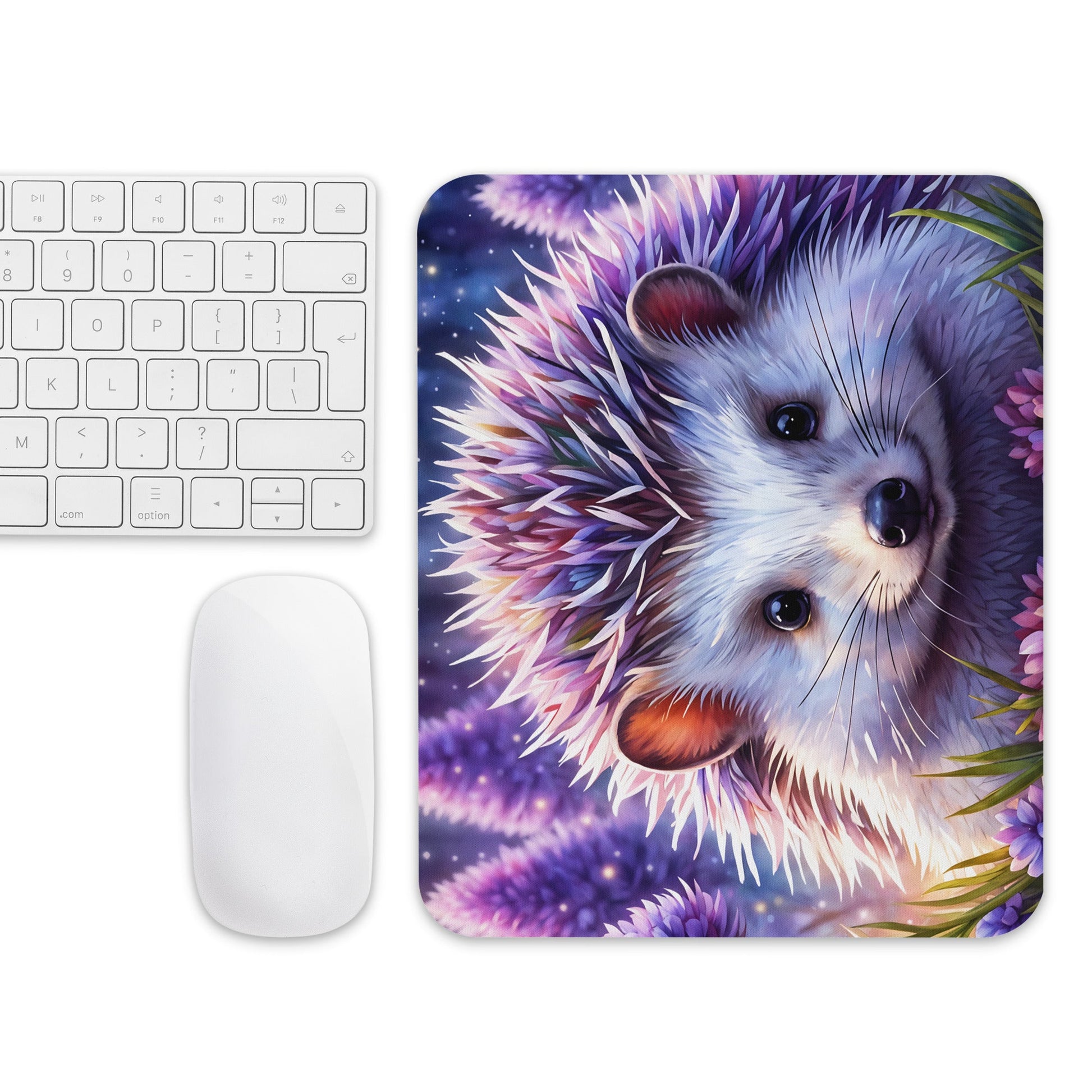 Purple Hedgehog Mouse Pad - Mouse Pads - Discovery Co.