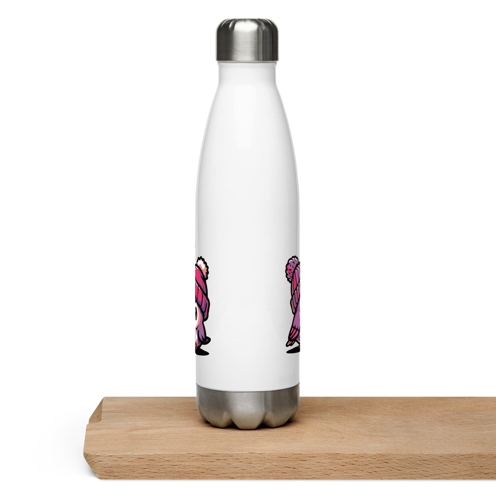 Purple Morning Birds Stainless Steel Water Bottle - Stainless Steel Water Bottle - Discovery Co.
