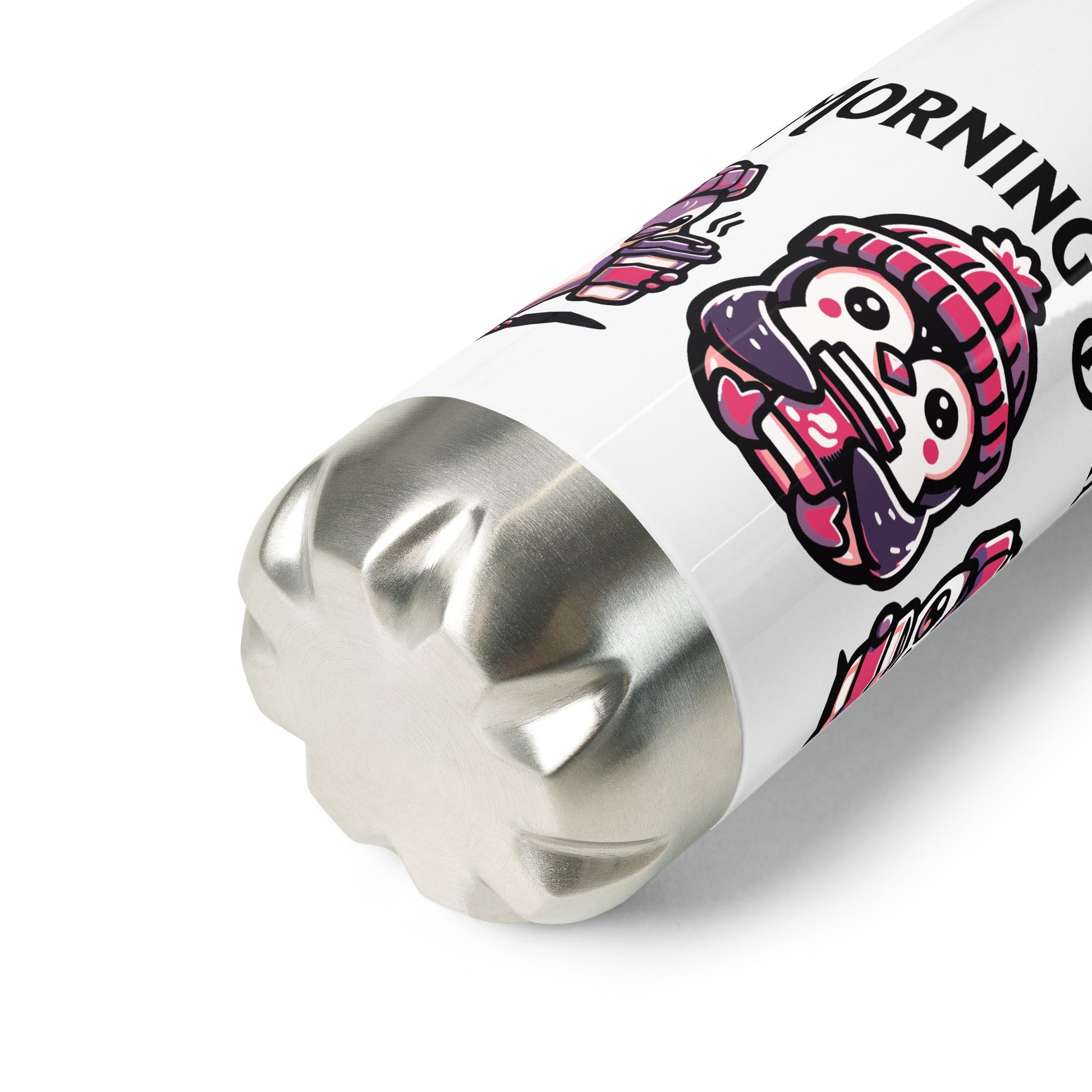 Purple Morning Birds Stainless Steel Water Bottle - Stainless Steel Water Bottle - Discovery Co.