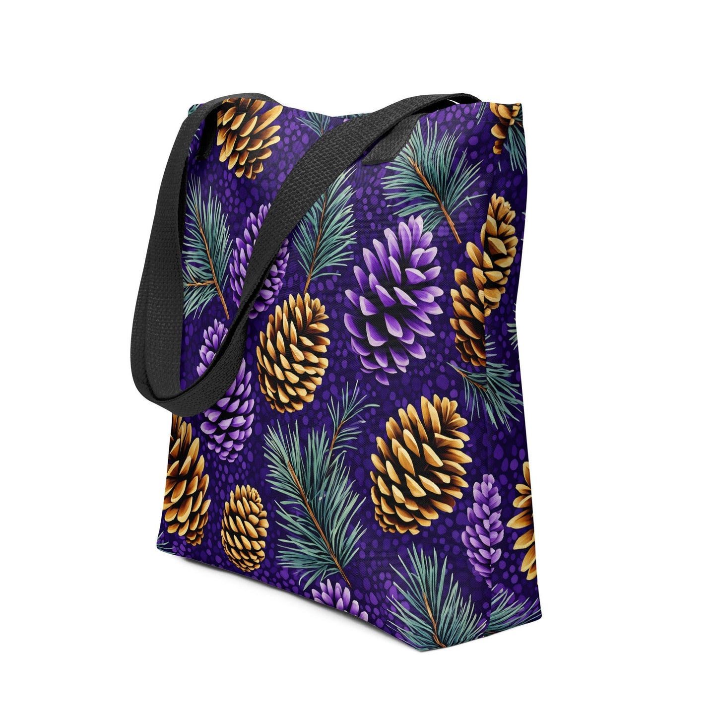 Purple Pine Cone Tote Bag - Tote Bags - Discovery Co.