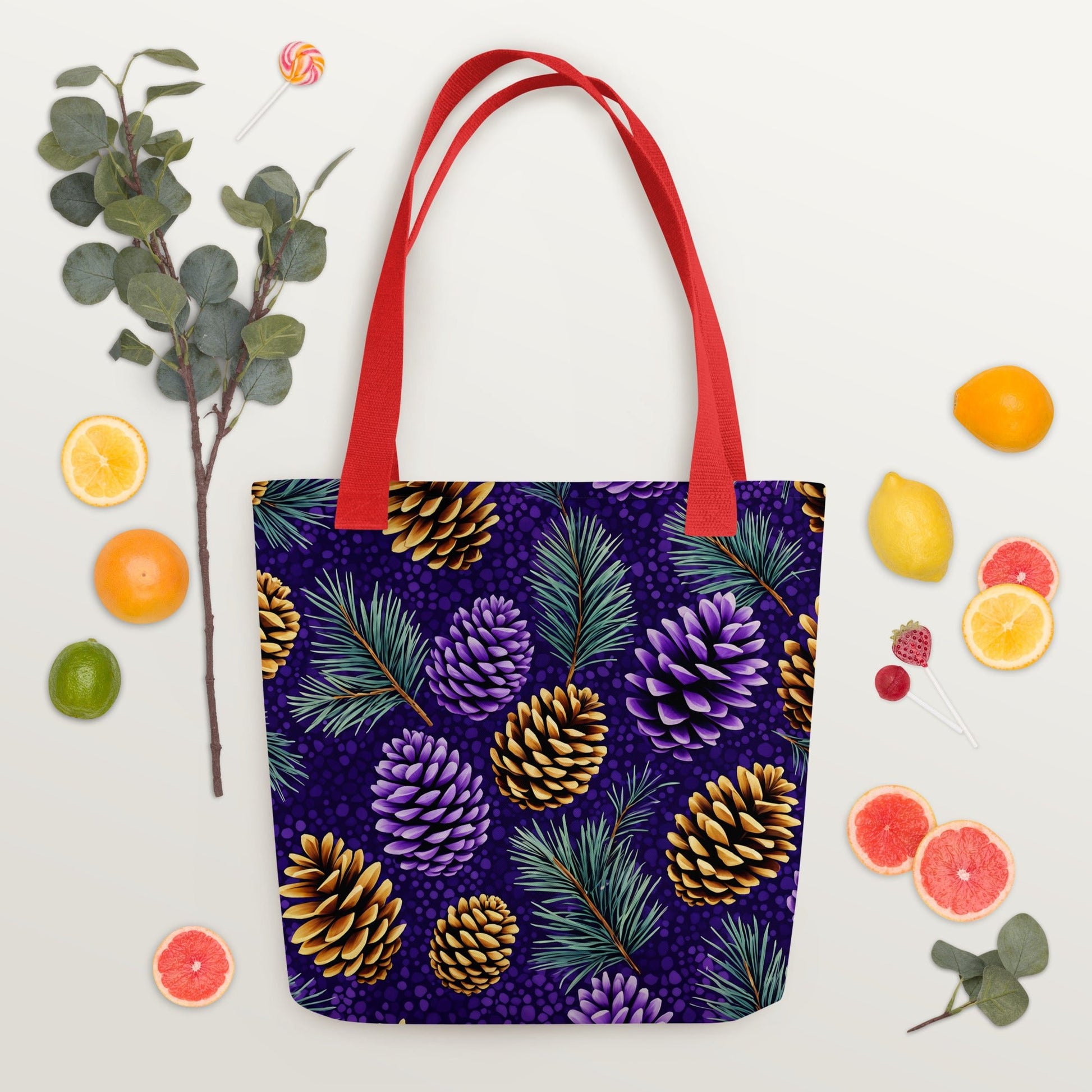 Purple Pine Cone Tote Bag - Tote Bags - Discovery Co.