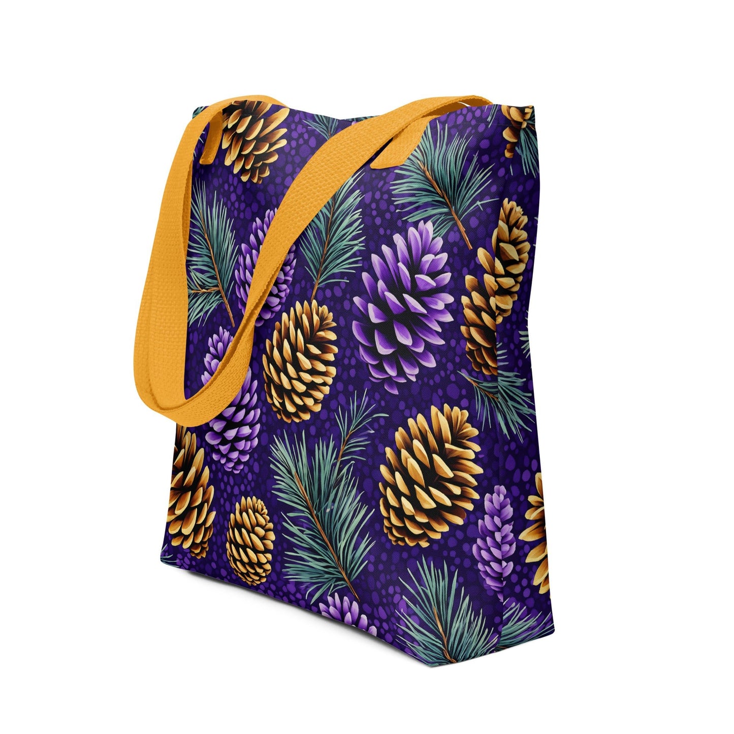 Purple Pine Cone Tote Bag - Tote Bags - Discovery Co.