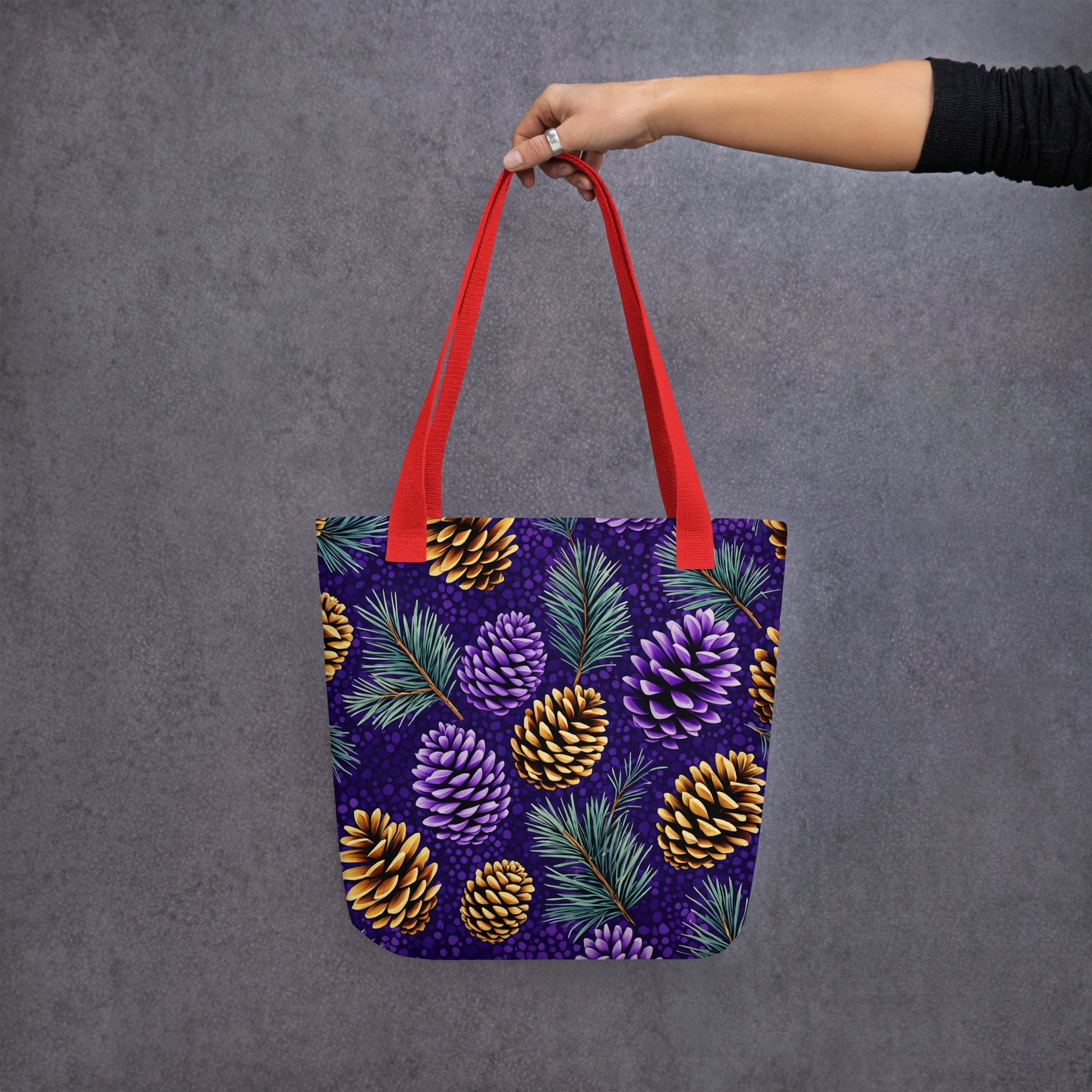 Purple Pine Cone Tote Bag - Tote Bags - Discovery Co.