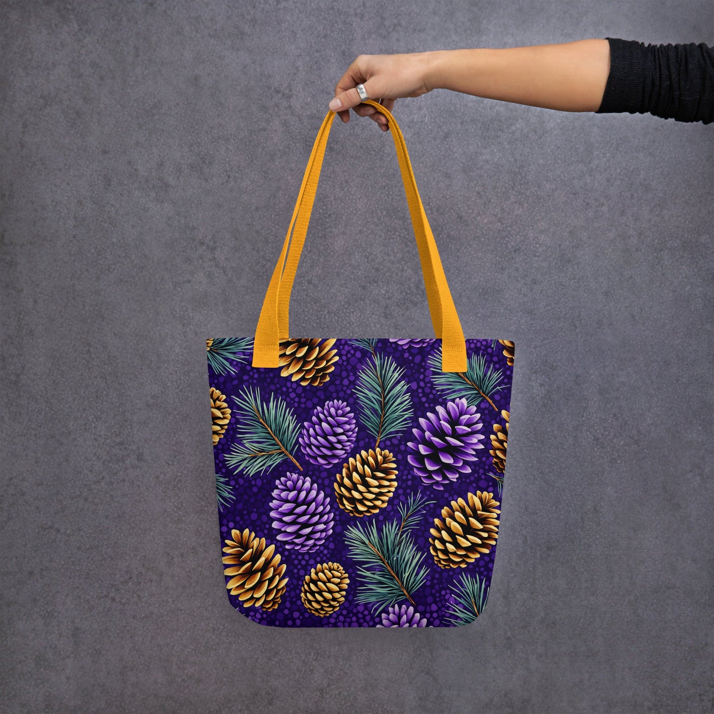 Purple Pine Cone Tote Bag - Tote Bags - Discovery Co.