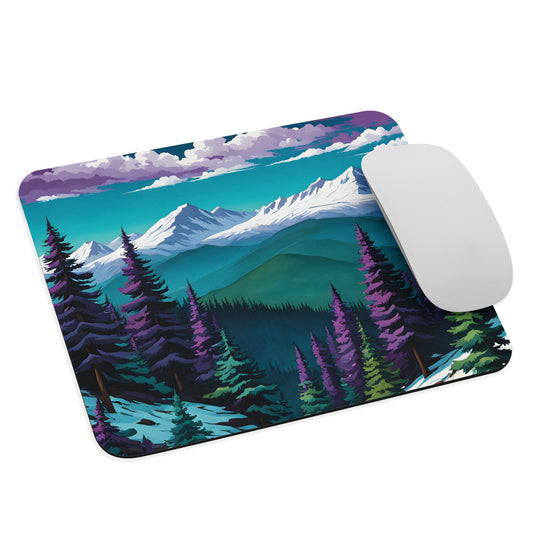 Purple Pine Forest Mouse Pad - Mouse Pads - Discovery Co.