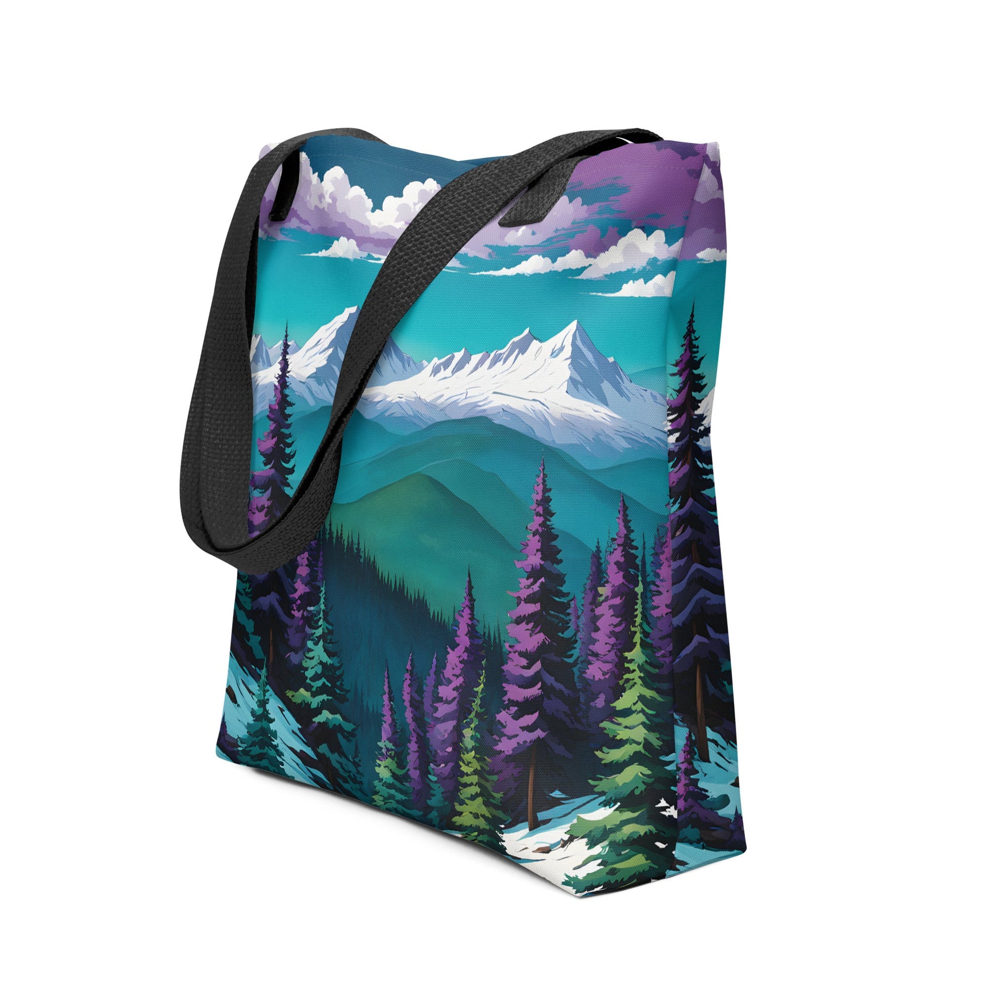 Purple Pine Forest Tote Bag - Tote Bags - Discovery Co.