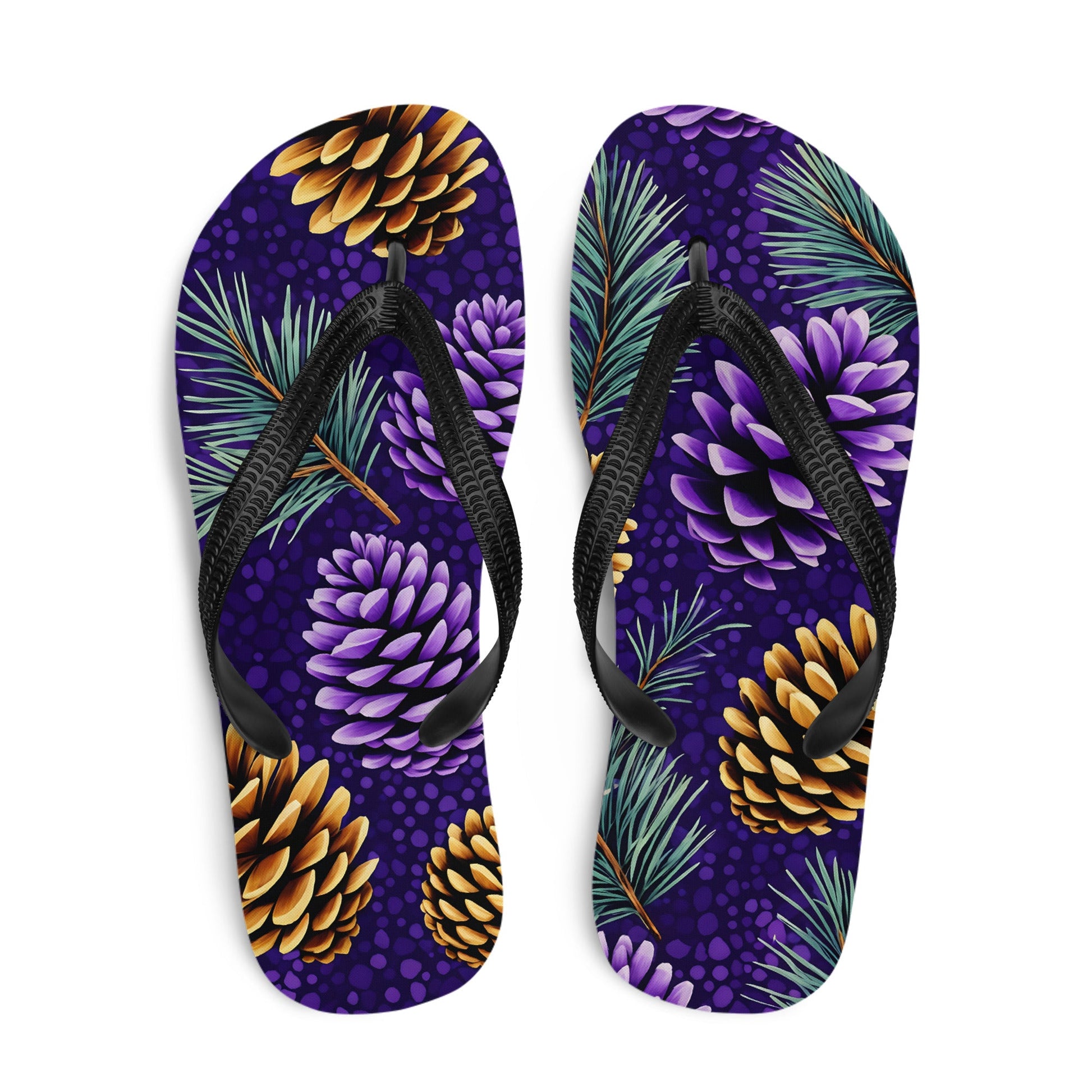 Purple Pinecone Flip - Flops - Footwear - Discovery Co.