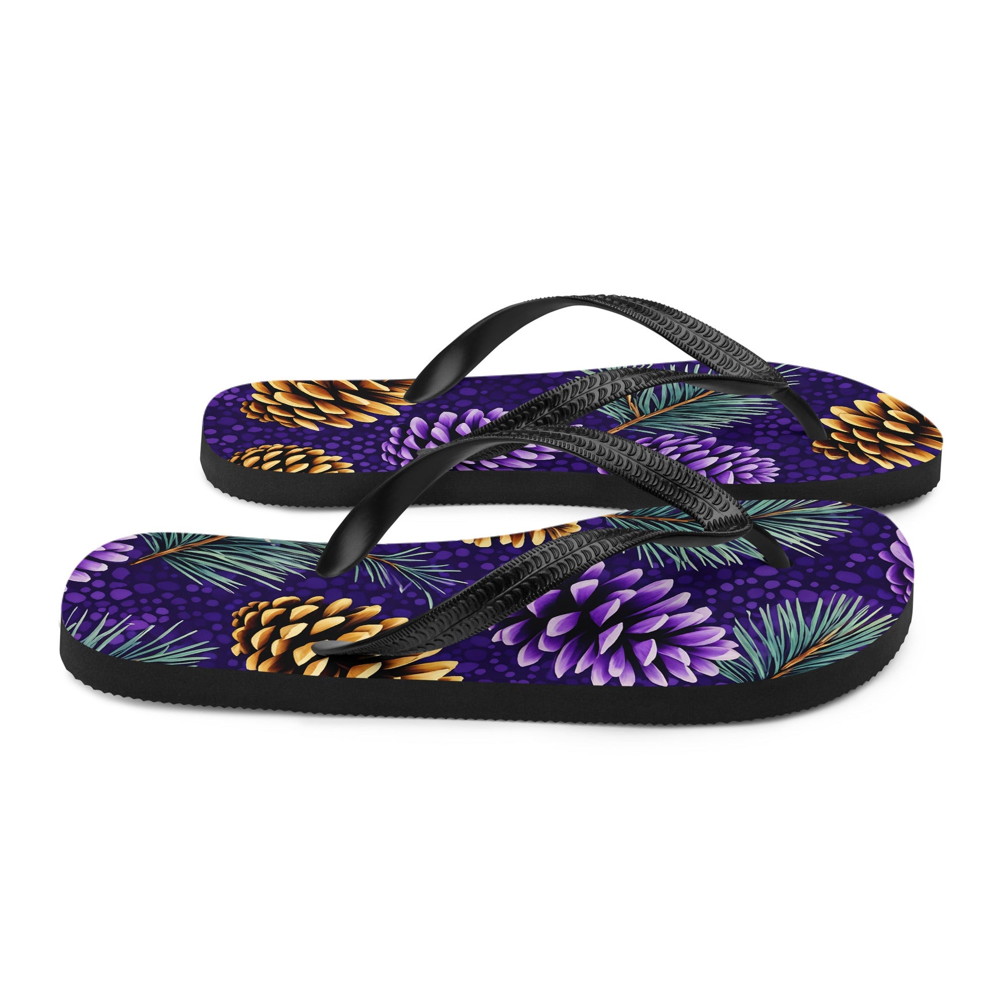 Purple Pinecone Flip - Flops - Footwear - Discovery Co.
