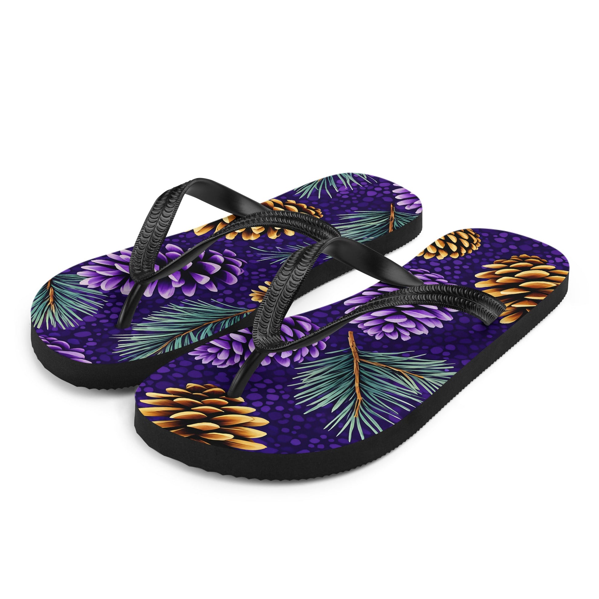 Purple Pinecone Flip - Flops - Footwear - Discovery Co.