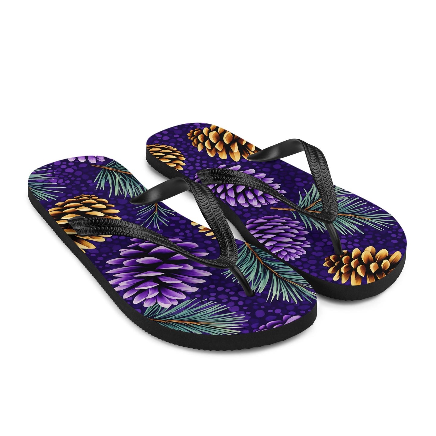 Purple Pinecone Flip - Flops - Footwear - Discovery Co.