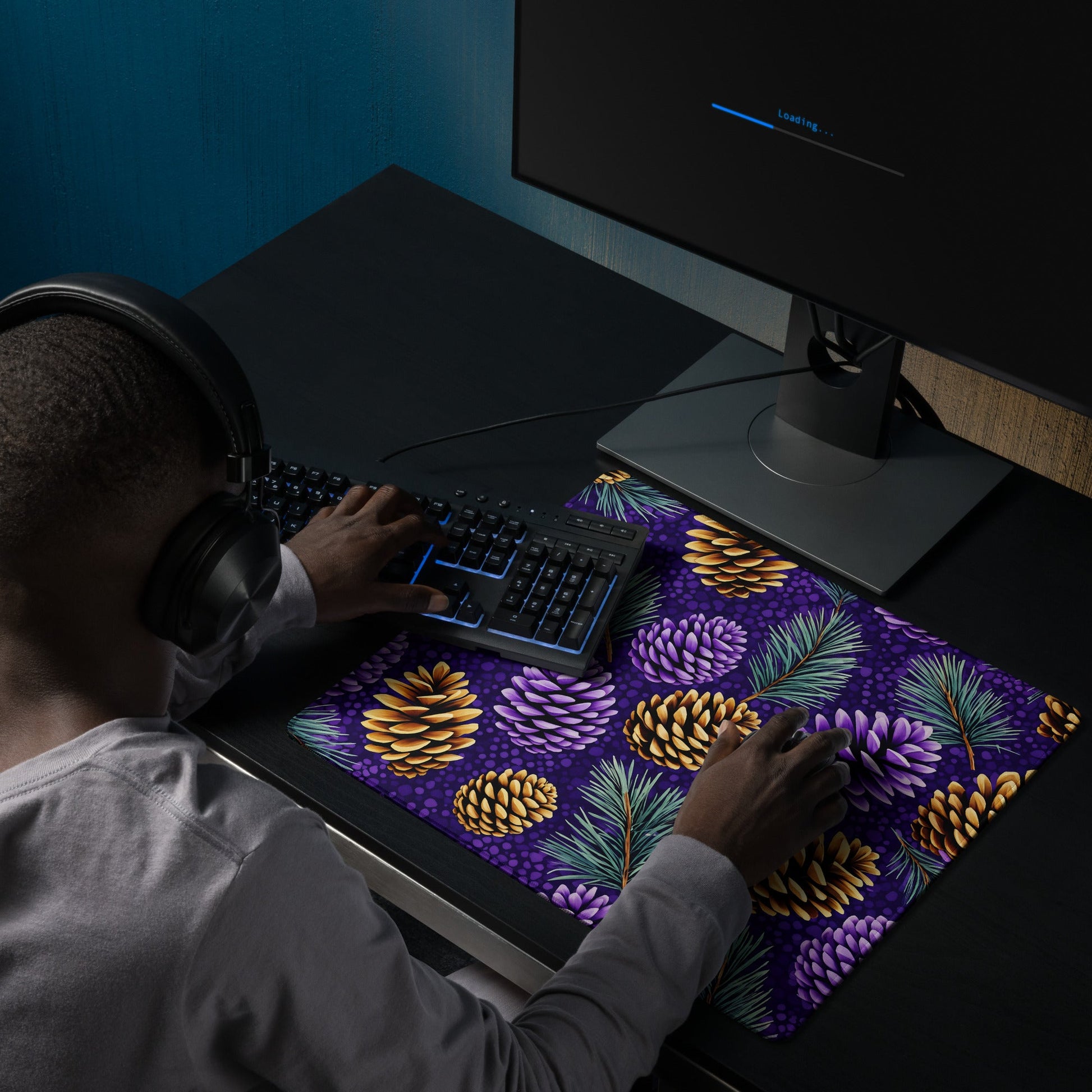 Purple Pinecone Gaming Mouse Pad - Mouse Pads - Discovery Co.