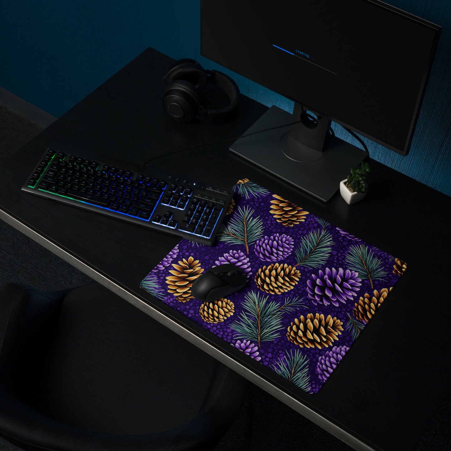 Purple Pinecone Gaming Mouse Pad - Mouse Pads - Discovery Co.