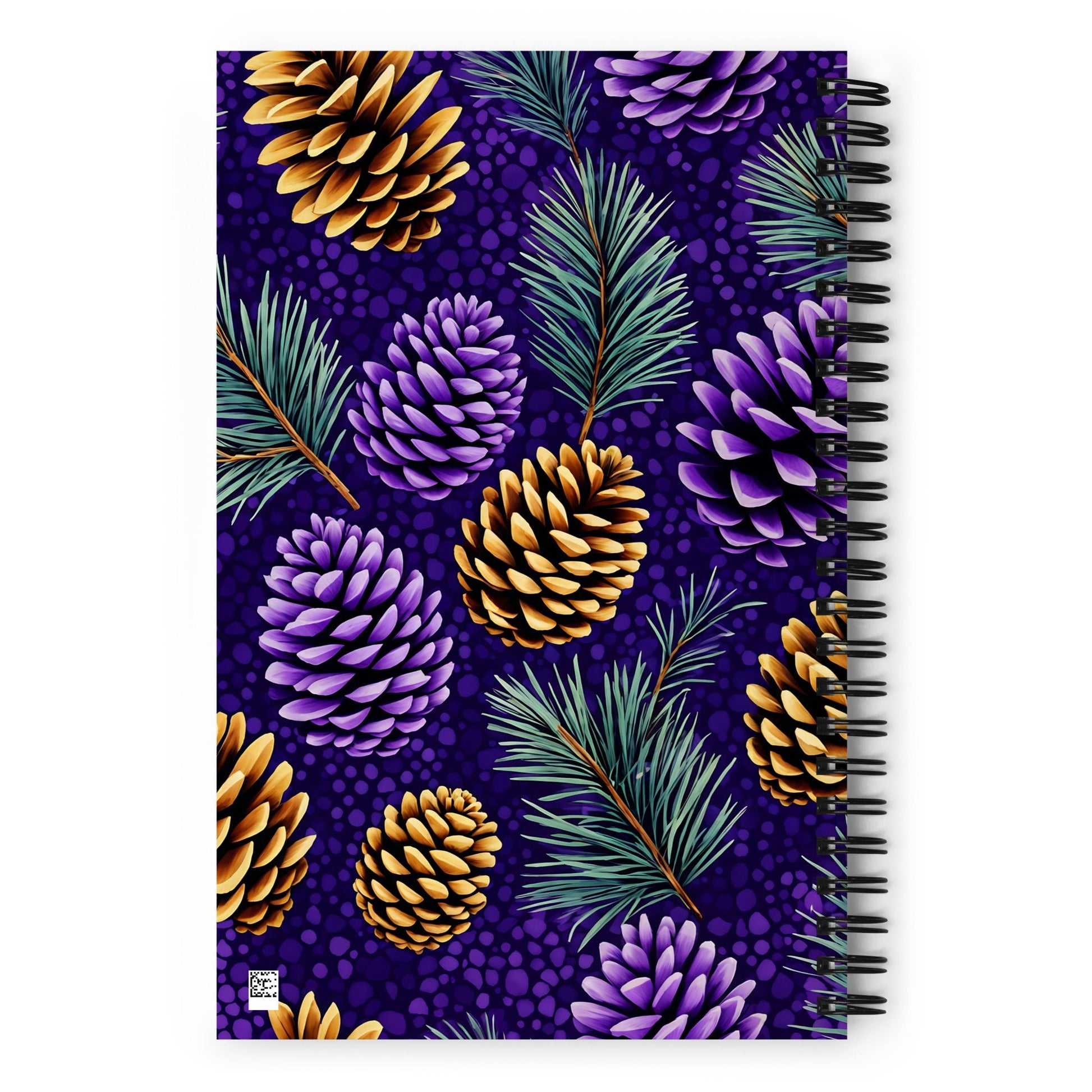 Purple Pinecone Spiral Notebook - Discovery Co.