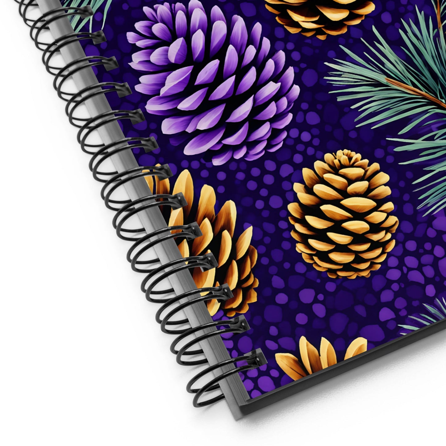 Purple Pinecone Spiral Notebook - Discovery Co.