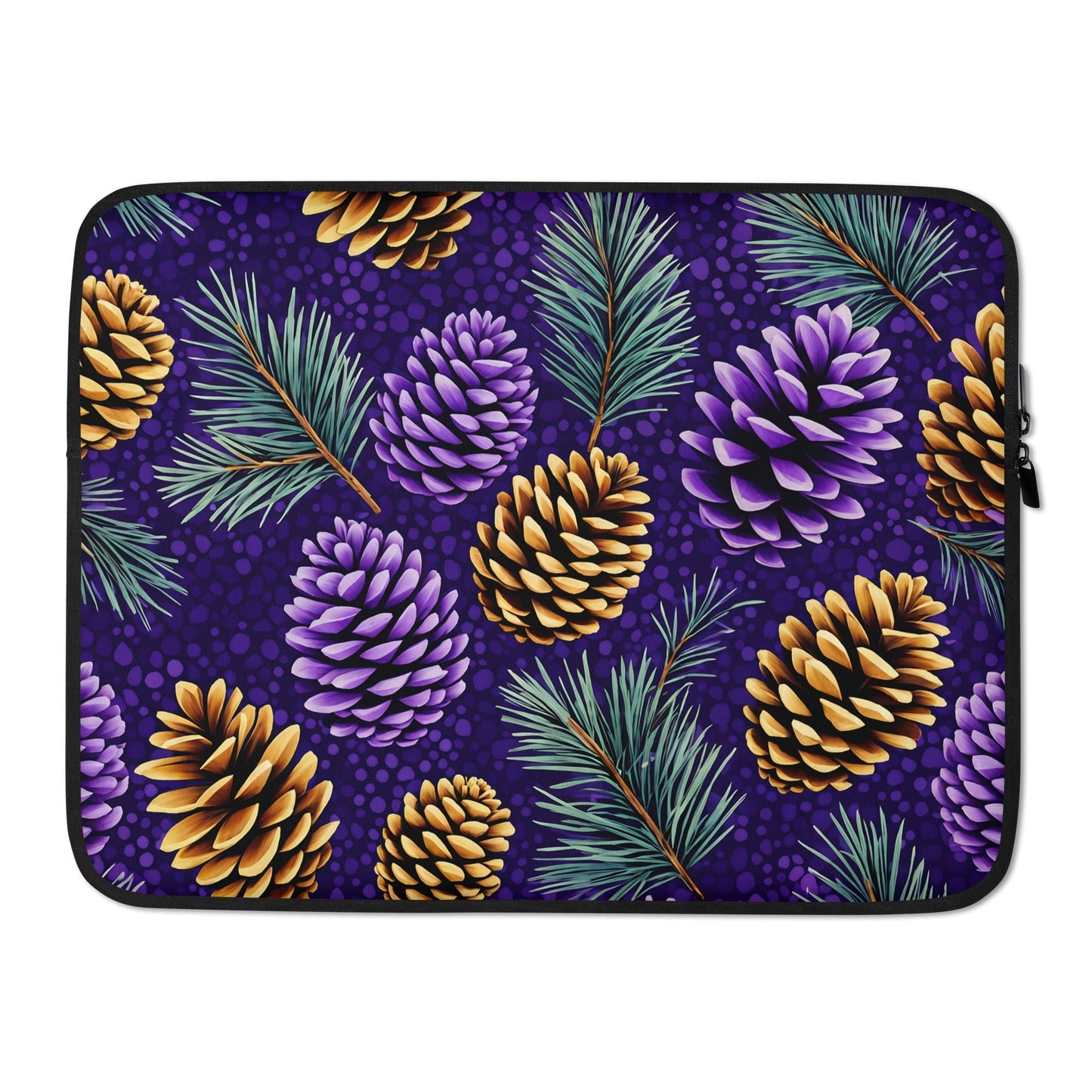 Purple Pinecones Laptop Sleeve - Laptop Cases - Discovery Co.