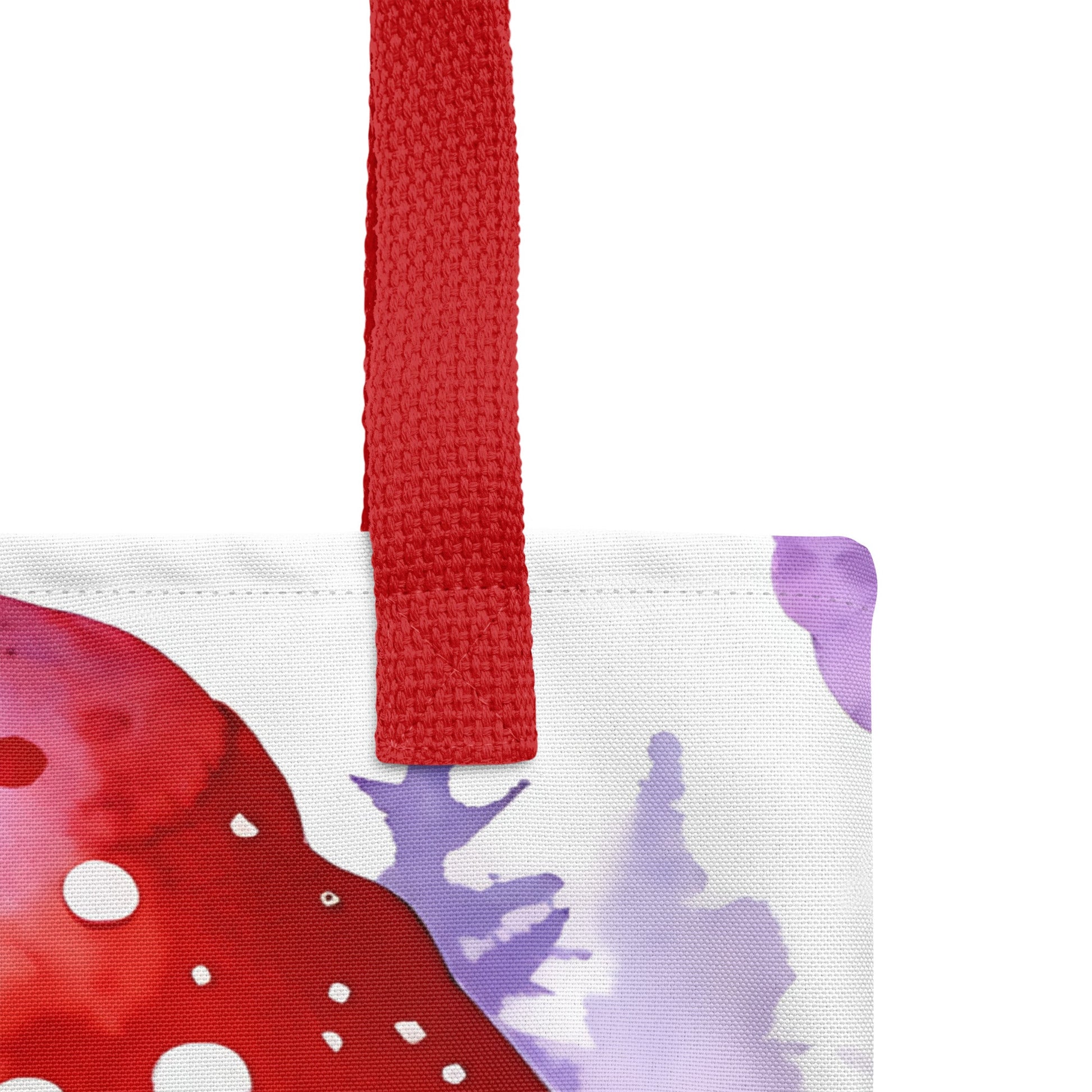 Purple Watercolor Mushroom Tote Bag - Tote Bags - Discovery Co.
