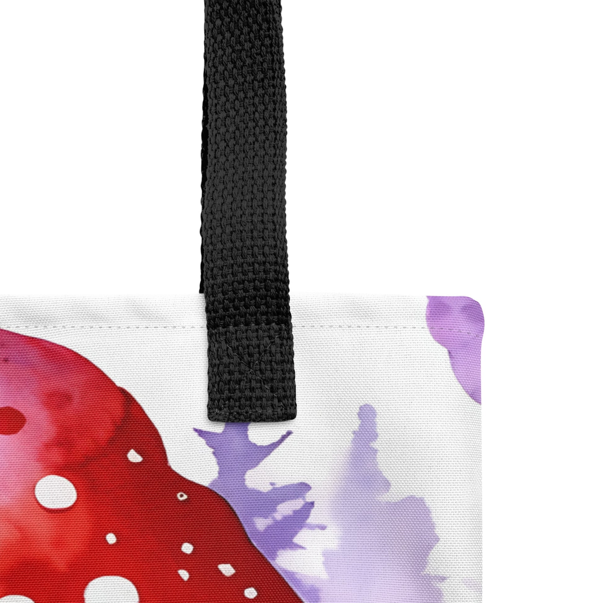Purple Watercolor Mushroom Tote Bag - Tote Bags - Discovery Co.