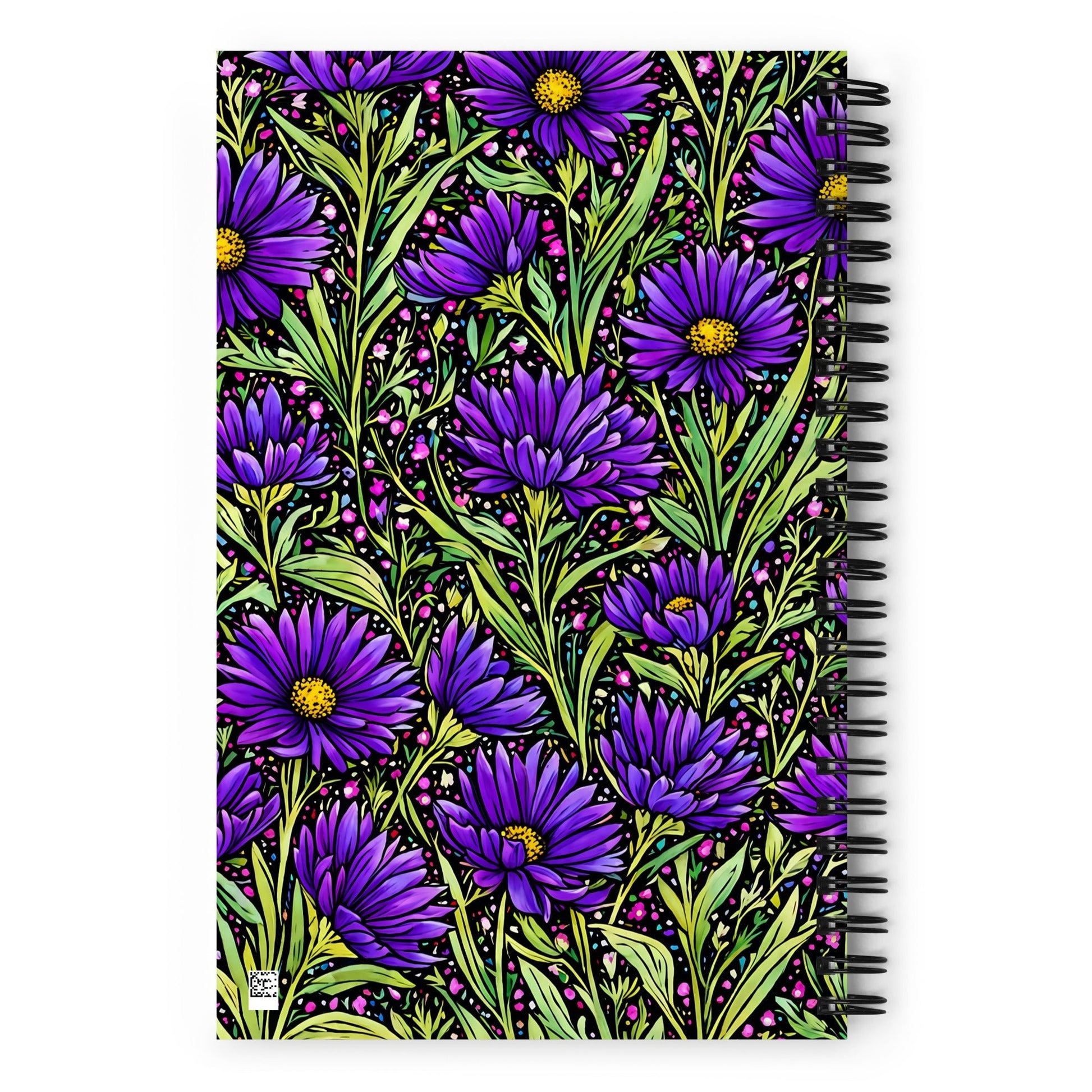 Purple Wildflowers II Spiral Notebook - Spiral Notebooks - Discovery Co.