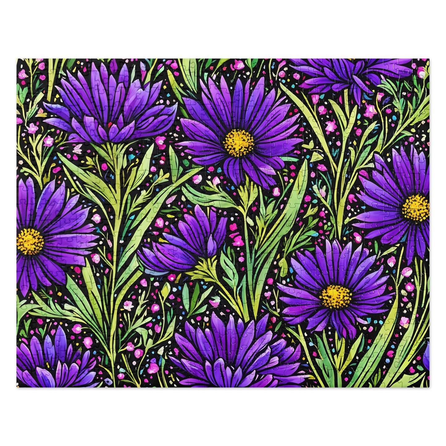Purple Wildflowers Jigsaw Puzzle - Puzzle - Discovery Co.