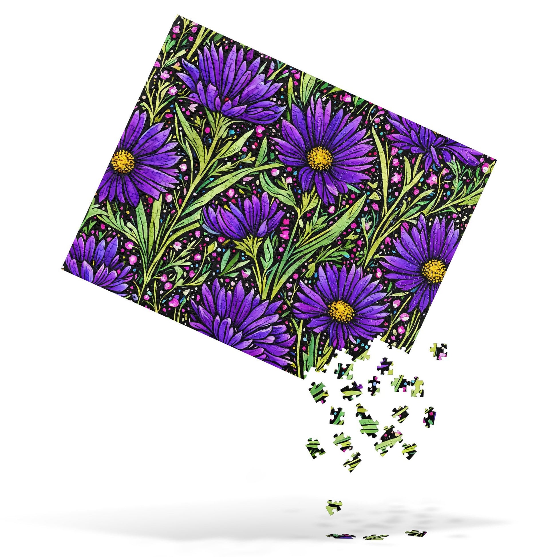 Purple Wildflowers Jigsaw Puzzle - Puzzle - Discovery Co.