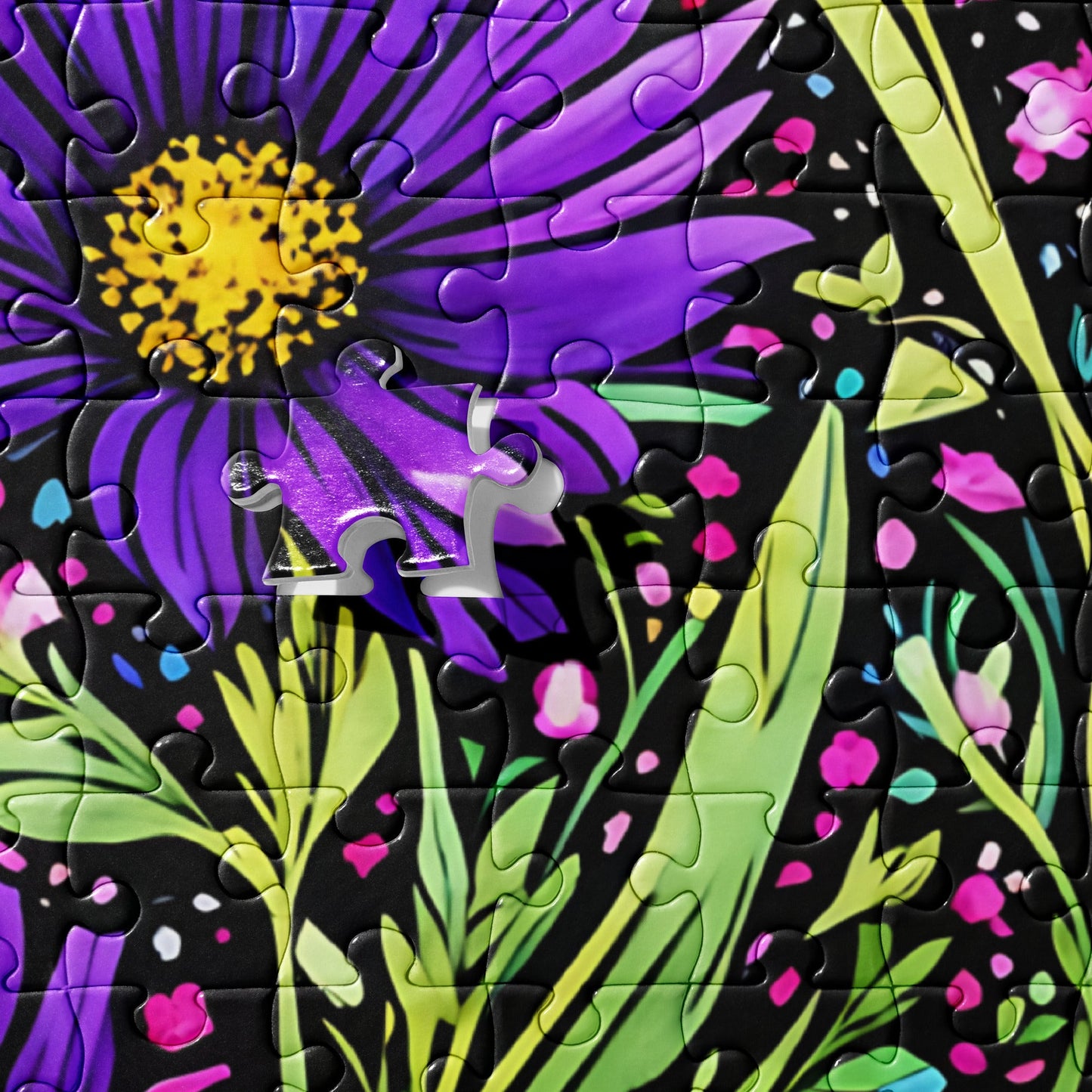 Purple Wildflowers Jigsaw Puzzle - Puzzle - Discovery Co.
