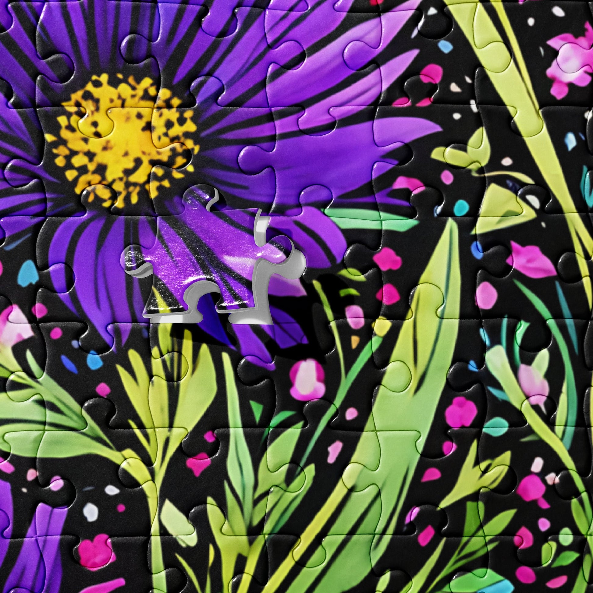 Purple Wildflowers Jigsaw Puzzle - Puzzle - Discovery Co.