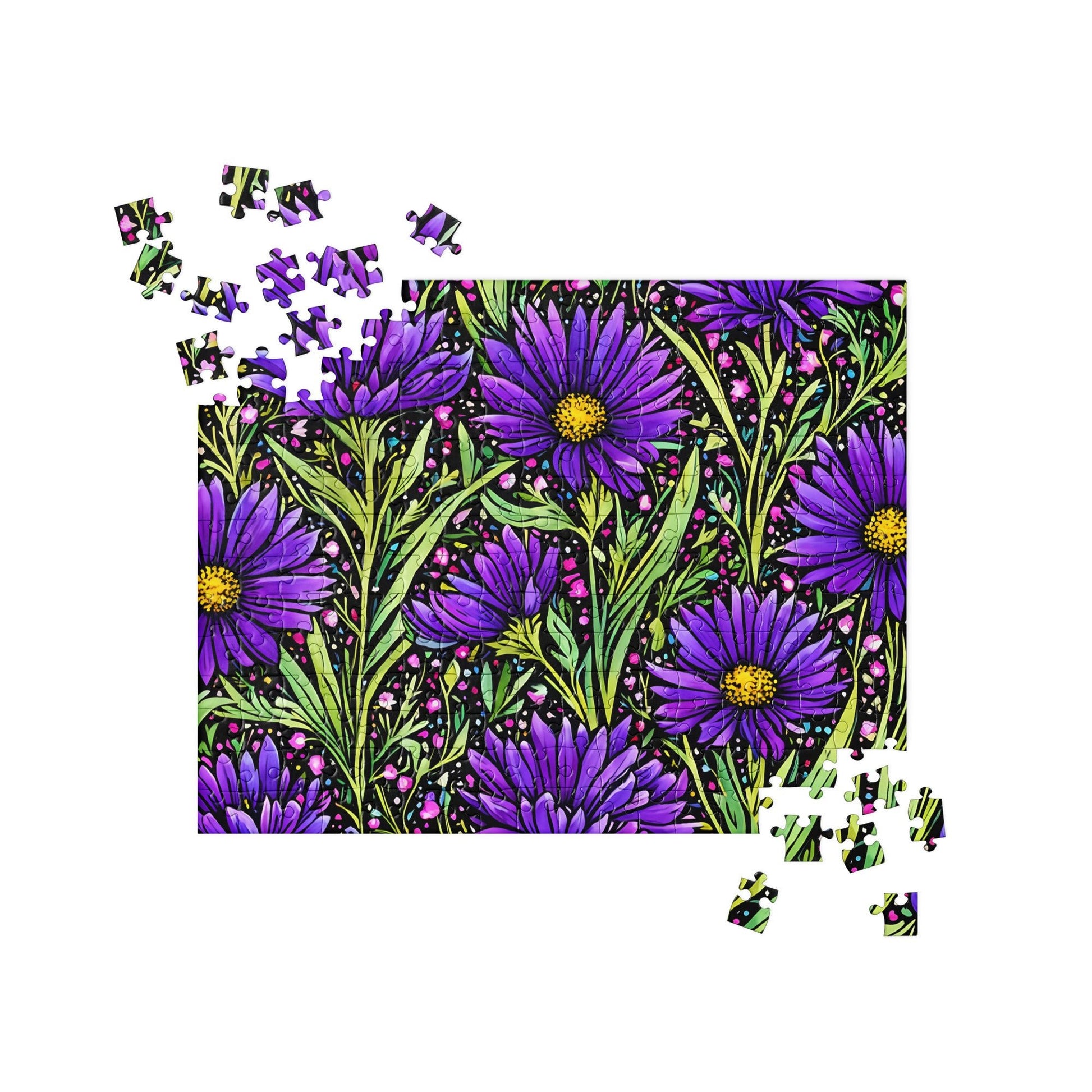 Purple Wildflowers Jigsaw Puzzle - Puzzle - Discovery Co.
